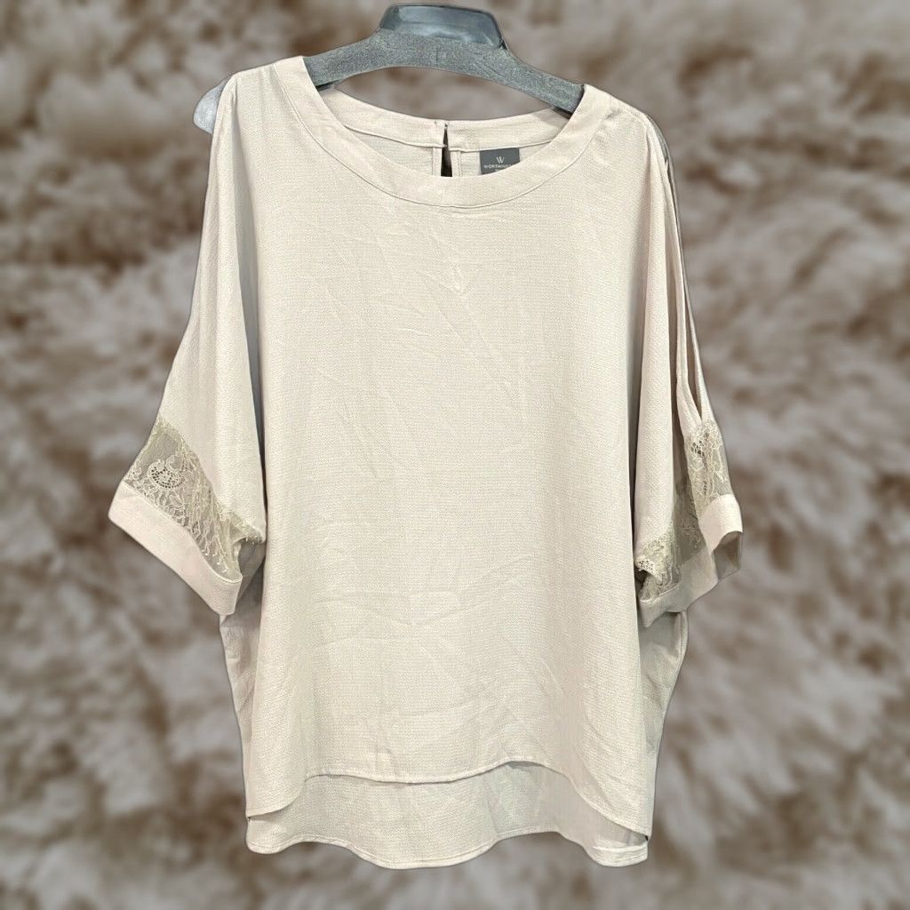 pink sheer blouse🍓 ☆brand: worthington ☆condition:... | Depop, image size:1024x1024