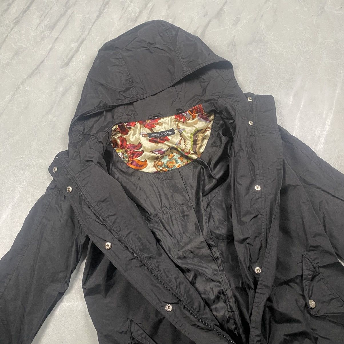 Steve Madden Steve Madden Goth Punk Parka Windbreaker Jacket Size US S / EU 44-46 / 1 - 8 Thumbnail