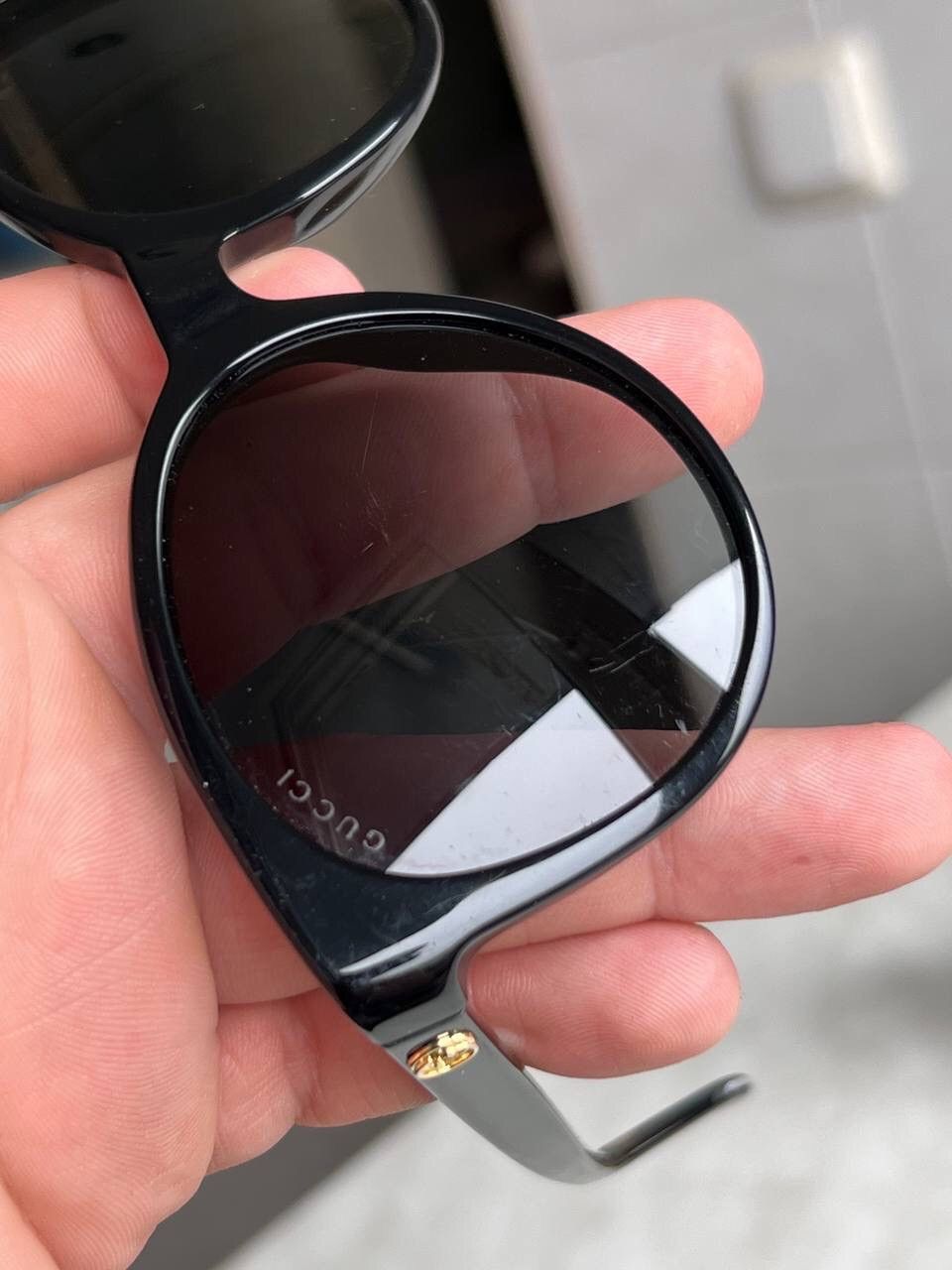 Vintage Gucci Sunglasses Vintage Eyewear's GG3820/S GG Logo Golden Size ONE SIZE - 12 Thumbnail
