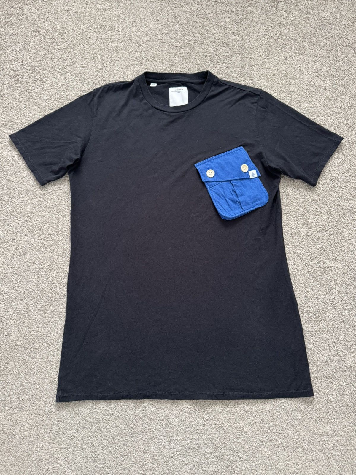 Visvim FW09 Visvim Jungle Cargo 1-Pocket Tee T Shirt Size US S / EU 44-46 / 1 - 1 Thumbnail