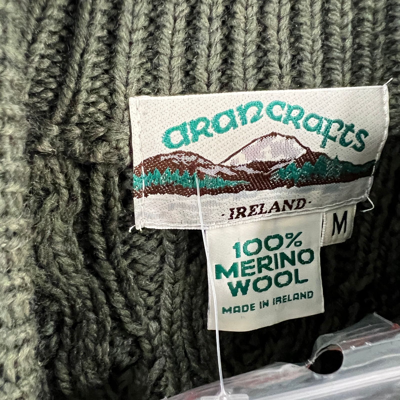 Aran Crafts Aran Craft Merino Wool Women's Sweater Size M / US 6-8 / IT 42-44 - 3 Thumbnail