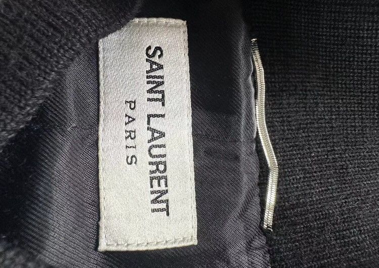 Saint Laurent Paris × Yves Saint Laurent Saint Laurent new black and white baseball jacket Size US L / EU 52-54 / 3 - 6 Thumbnail