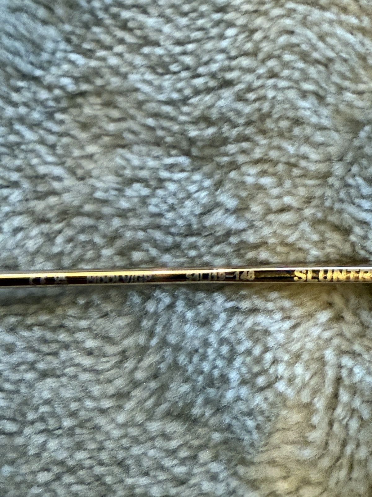 Chrome Hearts Chromehearts Glasses “ SLUNTRADICTION” Dark Olive/Gold Size ONE SIZE - 10 Thumbnail