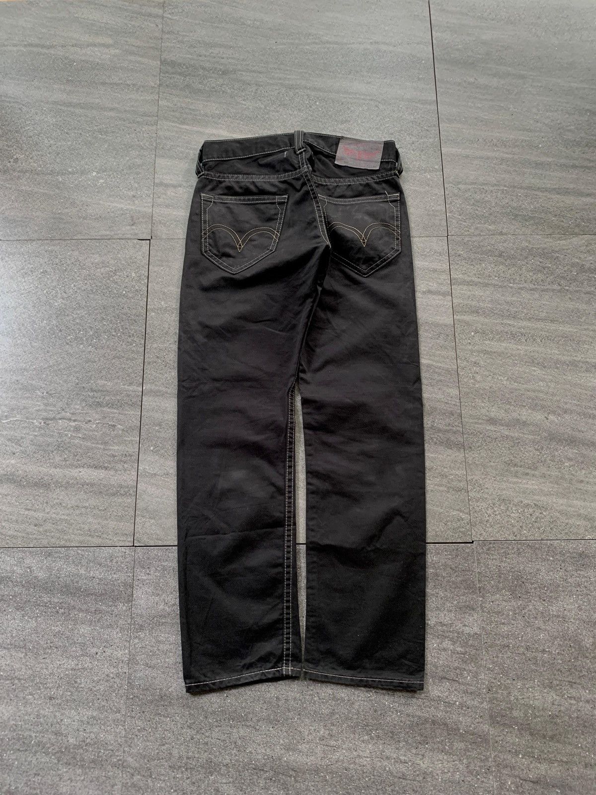 Junya Watanabe × Levi's FREE TAX! Contrast Stitching Straight Denim Jeans Size US 31 - 6 Thumbnail