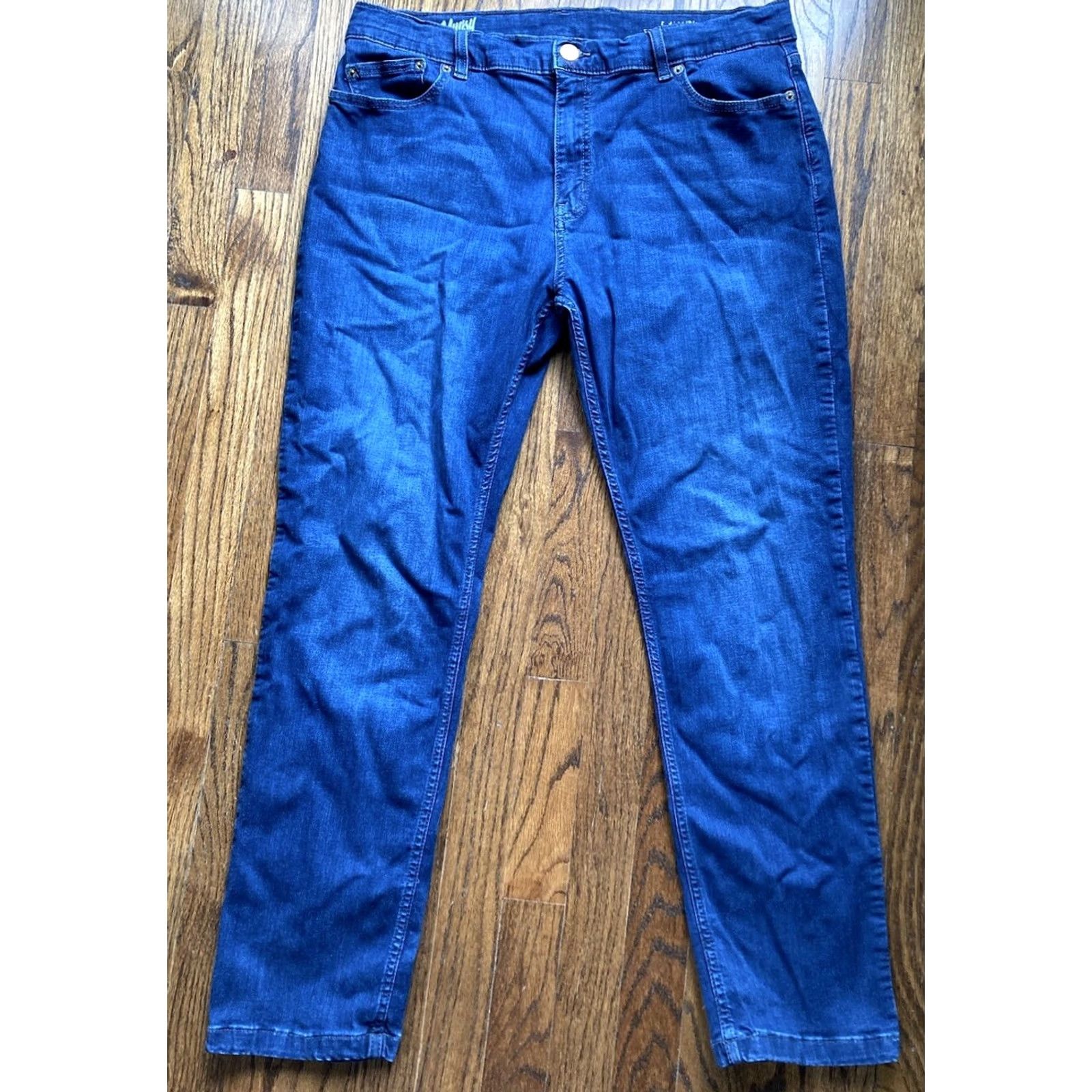 Vintage Mugsy Jeans Jeans Mens 35x29 Straight Denim Medium Blue Stretch 5-Pocket City Preppy Regular Mens Size US 38 / EU 54 - 2 Thumbnail