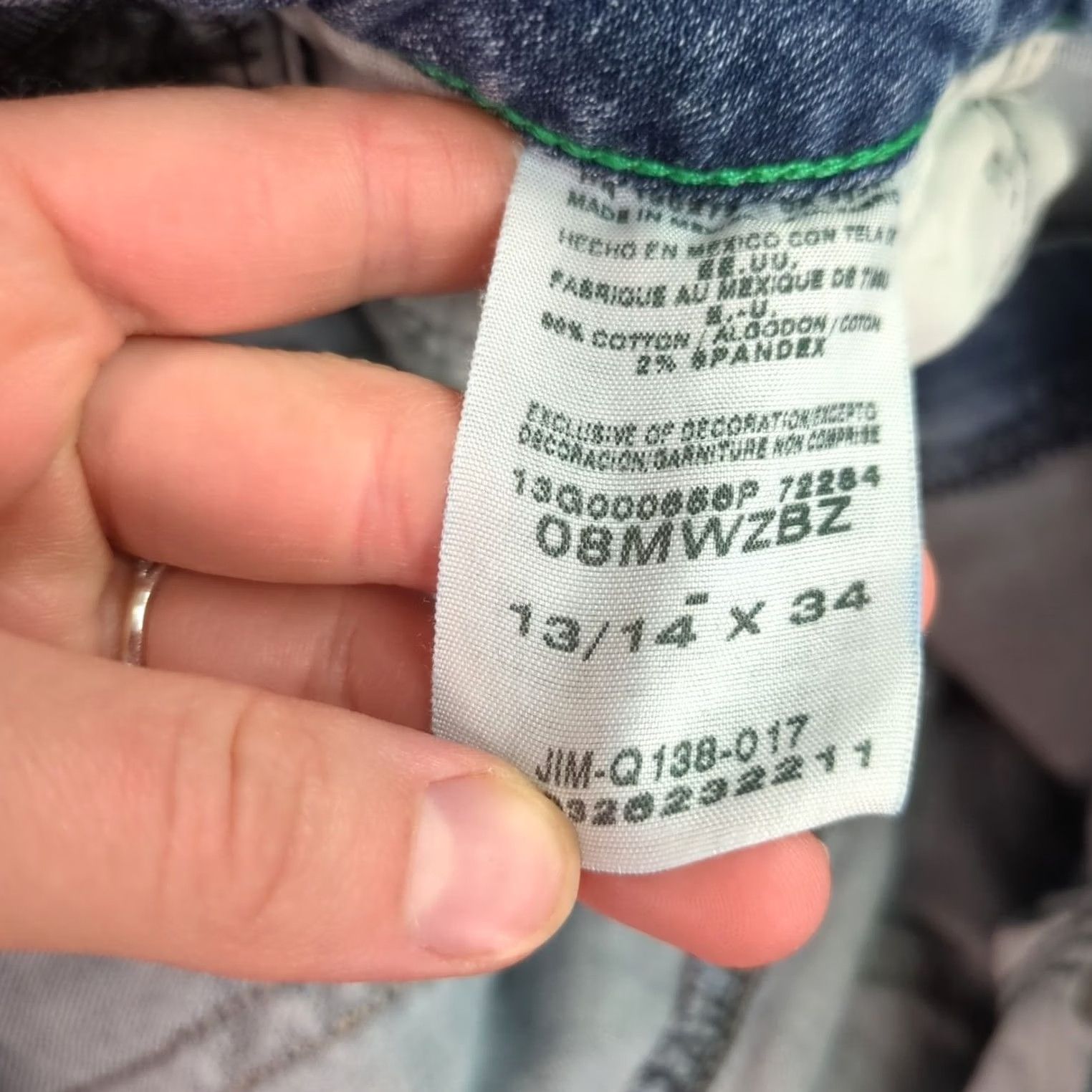 Wrangler Wrangler Jeans Bootcut Size 14 Medium Wash Blue Women Cotton Spandex Distressed Bottom 13/14 x 34 Size 36" / US 14 / IT 50 - 3 Thumbnail