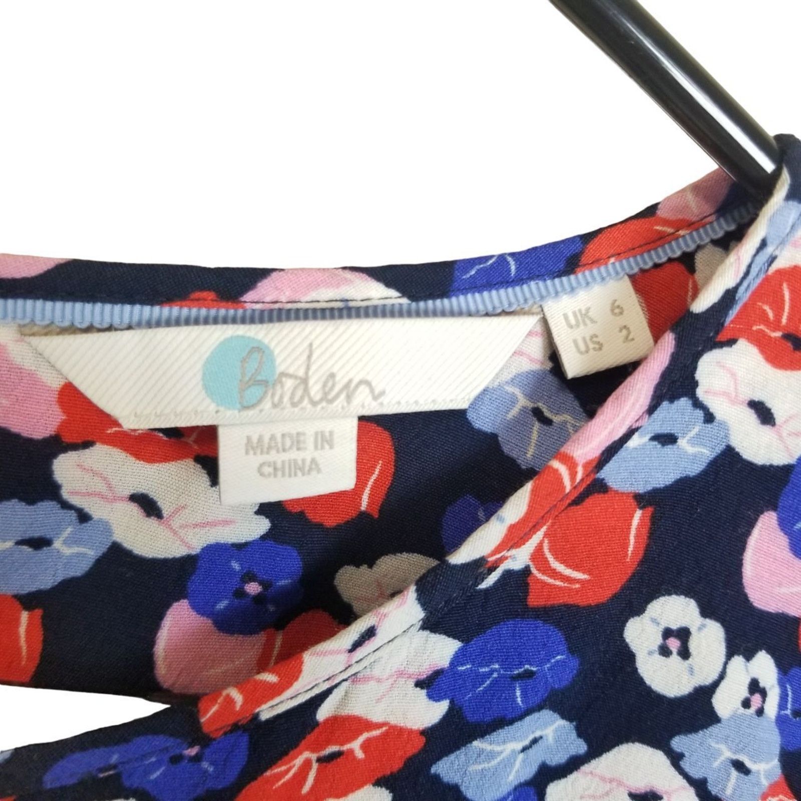 Boden Boden Womens Hotchpotch Ditsy Floral Top Size 2 Pintuck Size XS / US 0-2 / IT 36-38 - 7 Thumbnail