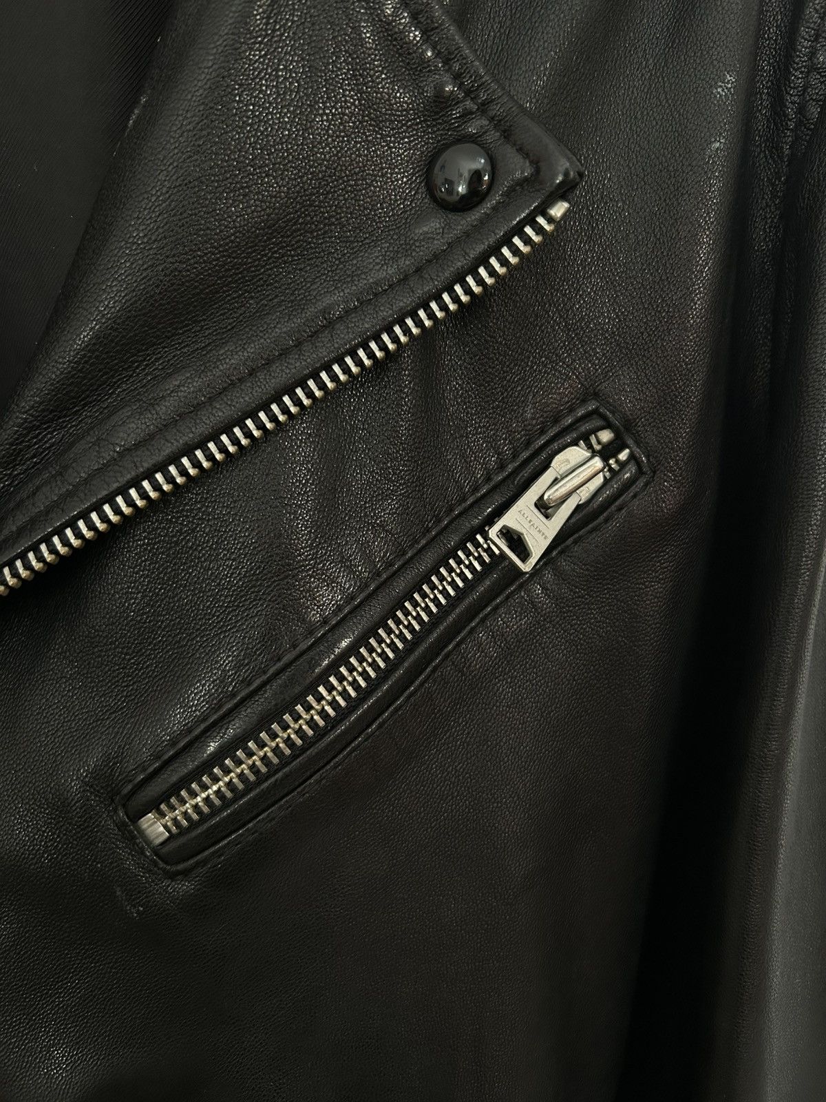 Allsaints ALLSAINTS leather biker jacket Size US S / EU 44-46 / 1 - 4 Thumbnail