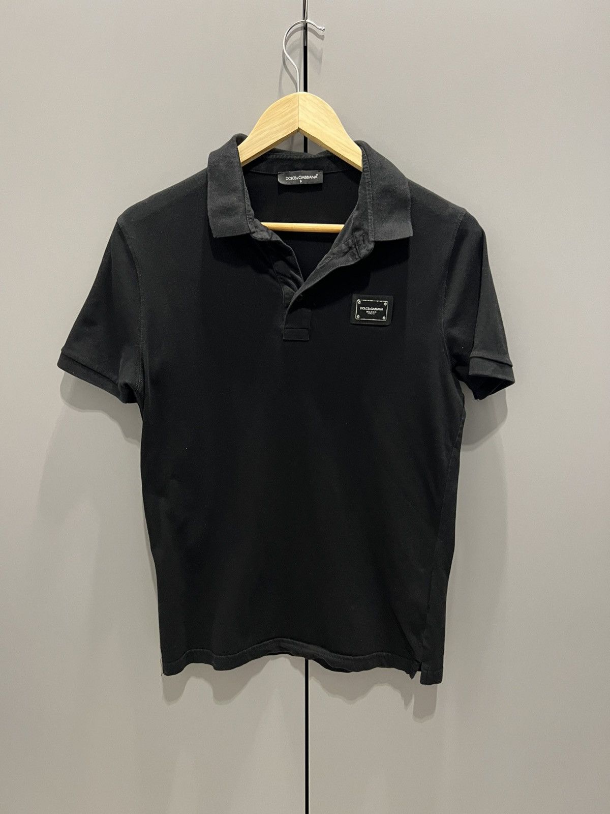 Dolce & Gabbana DOLCE & GABBANA Small Logo Polo T-Shirt Black Size US S / EU 44-46 / 1 - 11 Thumbnail