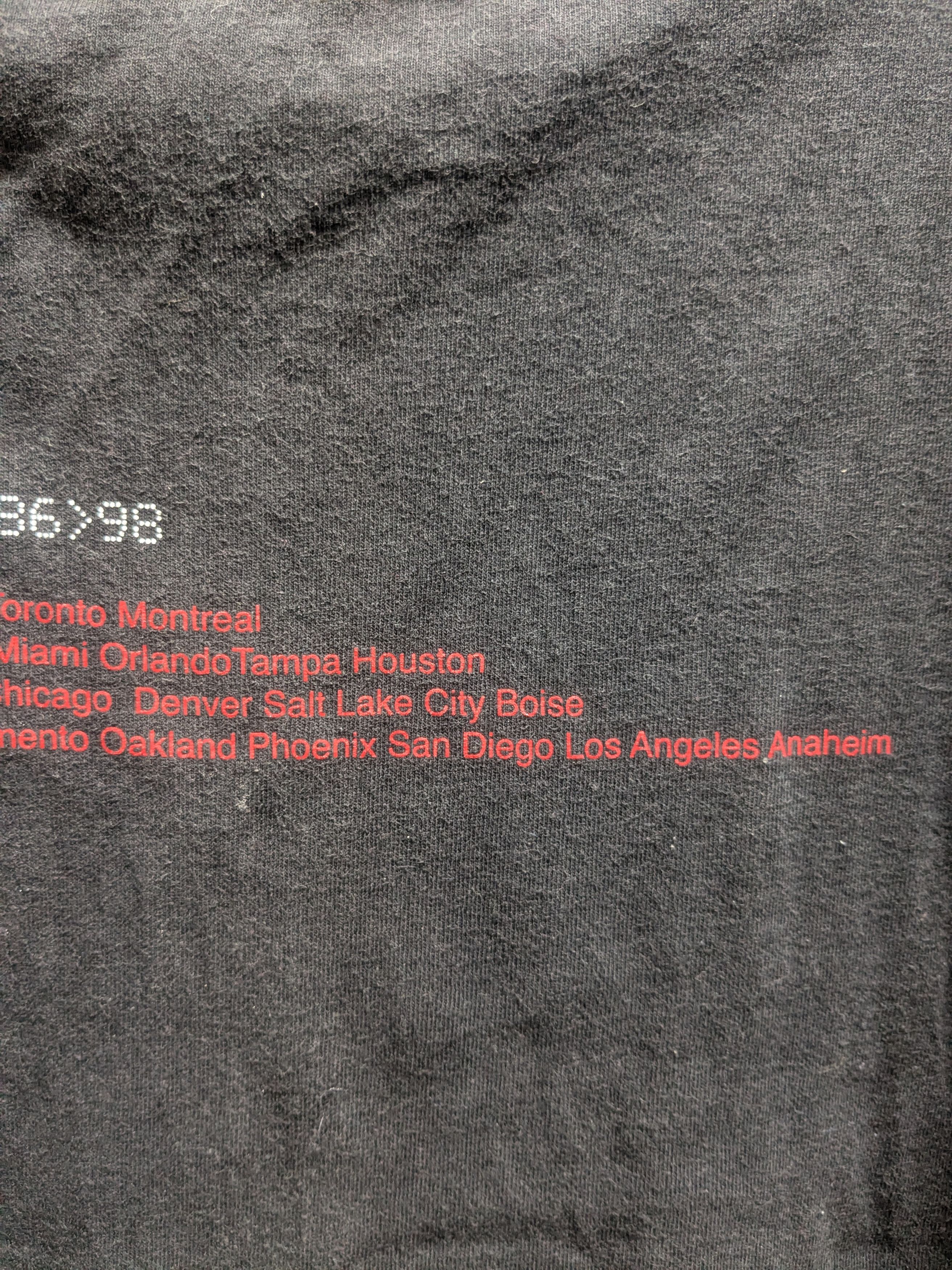Vintage Depeche mode tshirt vintage the single tour 86-98 Size US S / EU 44-46 / 1 - 11 Thumbnail