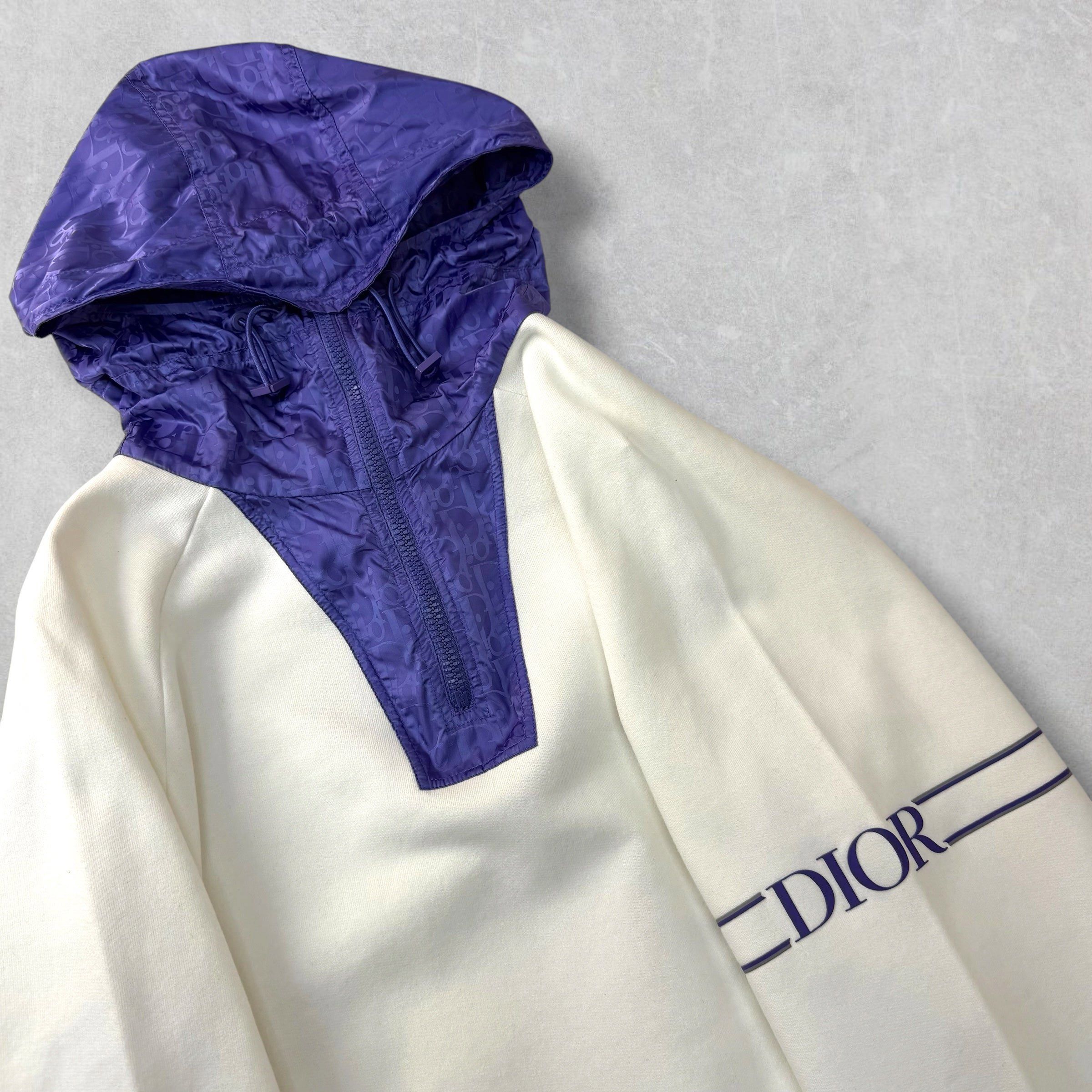 Dior Dior Oblique Half-Zip Hoodie XL Size US XL / EU 56 / 4 - 3 Thumbnail