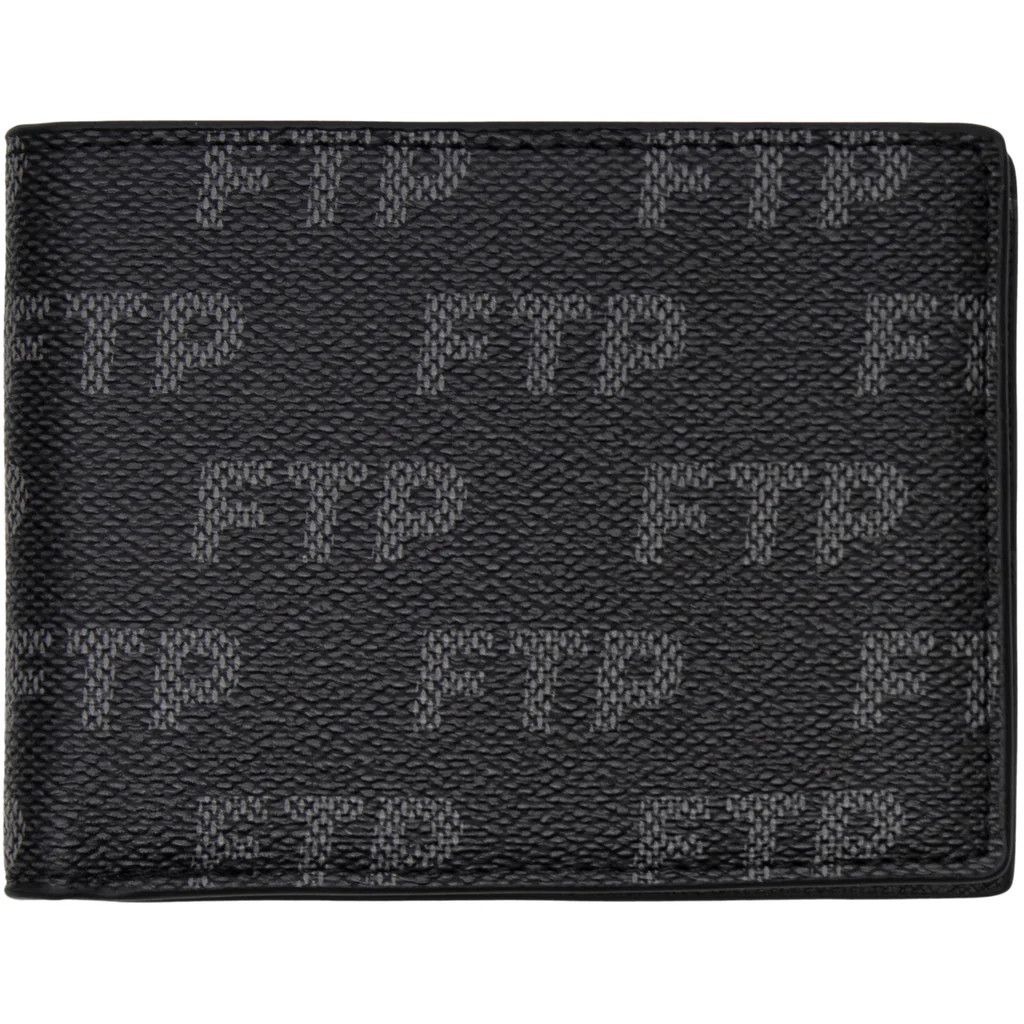 Fuck The Population FTP Logo Repete Wallet Black Size ONE SIZE - 1 Thumbnail
