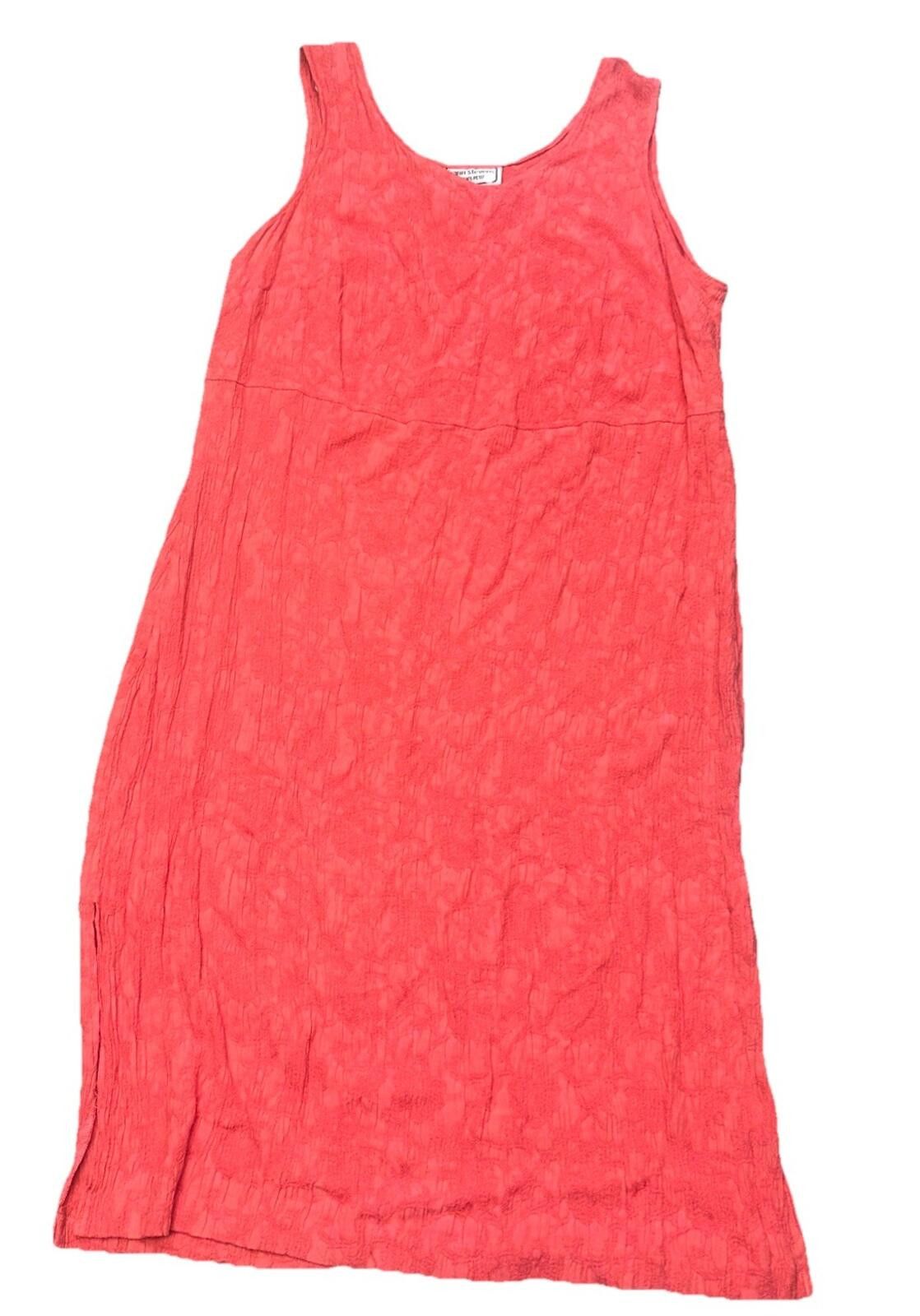 Other Karin Steven Pink Petite Sleeveless Sundress Dress 18WP Size XXL / US 16-18 / IT 52-54 - 1 Thumbnail