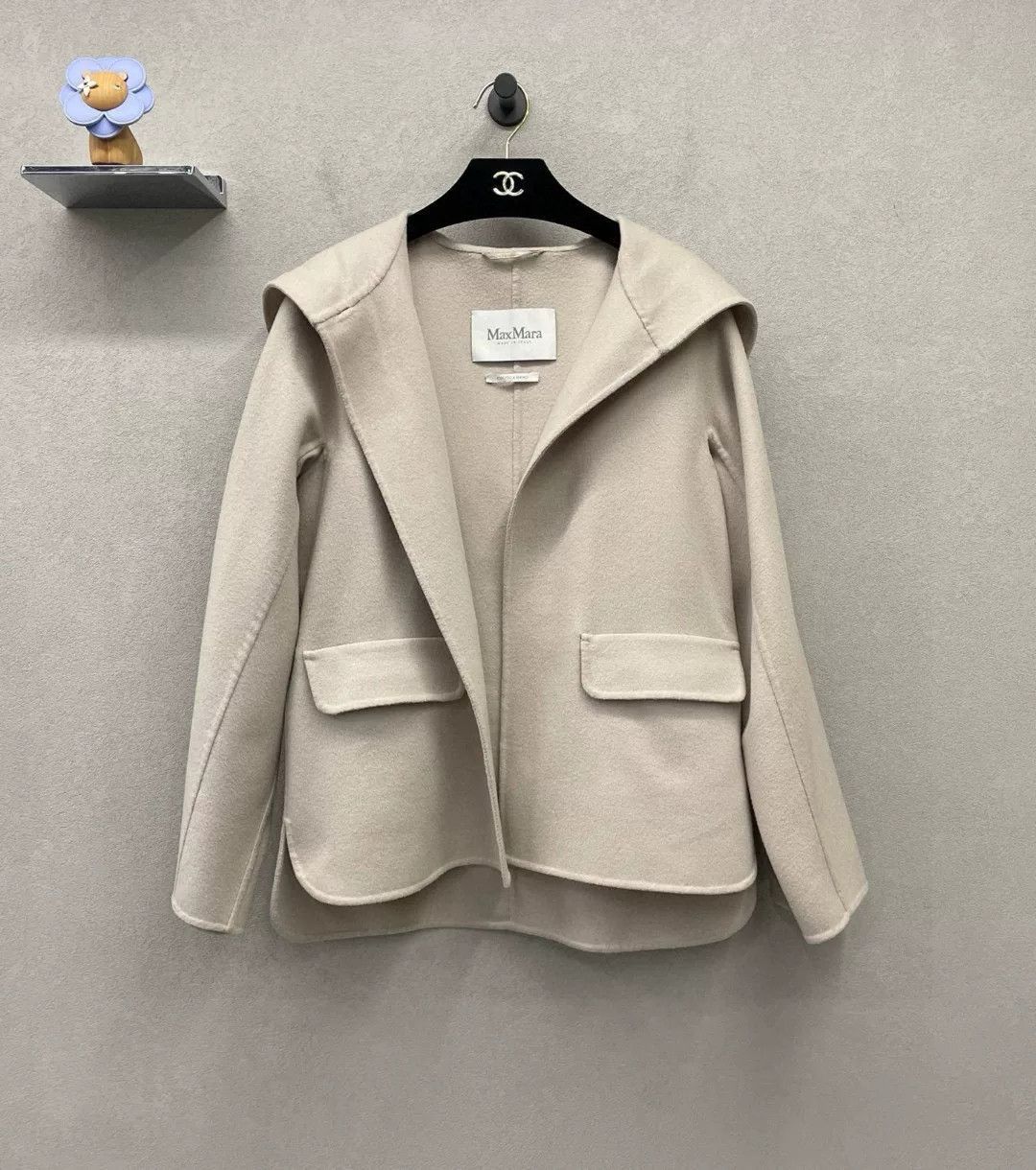 maxmara beige short jacket size f36