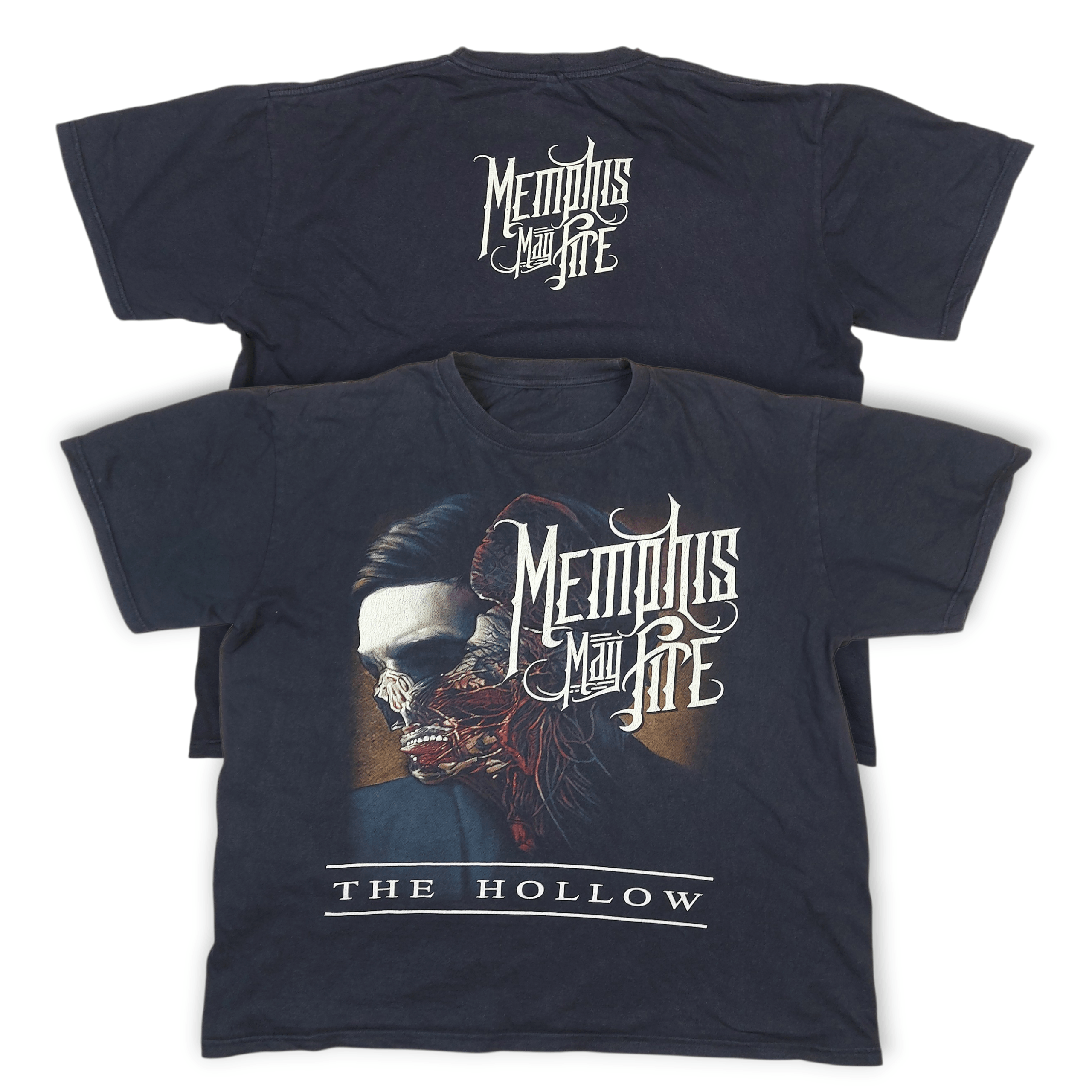 Band Tees 2011 Memphis May Fire Band The Hollow Metalcore Bootleg TEE Size US XL / EU 56 / 4 - 1 Thumbnail