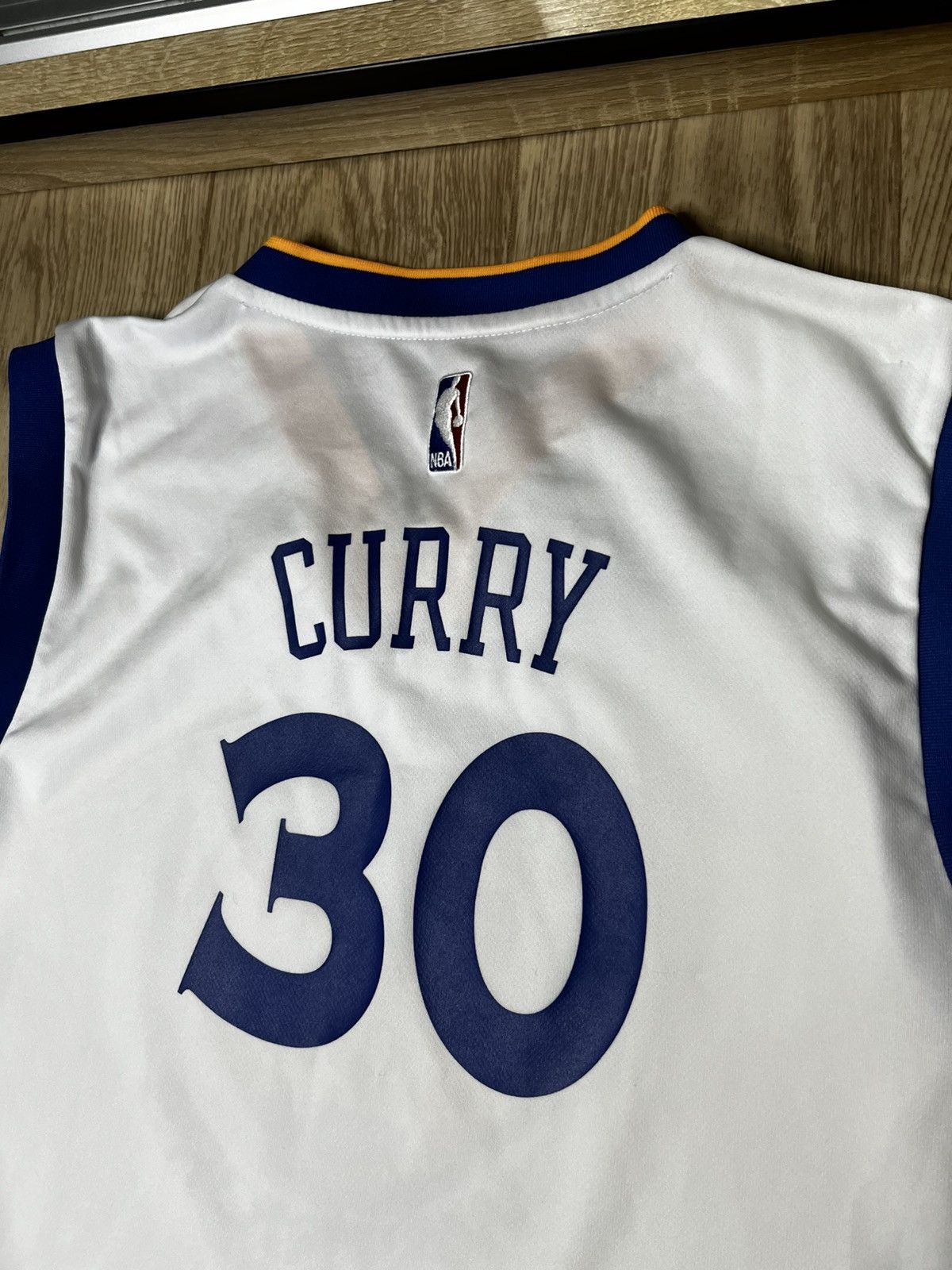 NBA Y2K Adidas Golden State Warriors 30 Curry Jersey Size US L / EU 52-54 / 3 - 5 Thumbnail