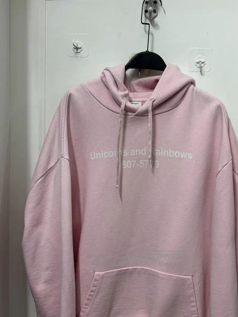 Vetements VETEMENTS Sweatshirt Hoodie Pink Size US M / EU 48-50 / 2 - 7 Thumbnail