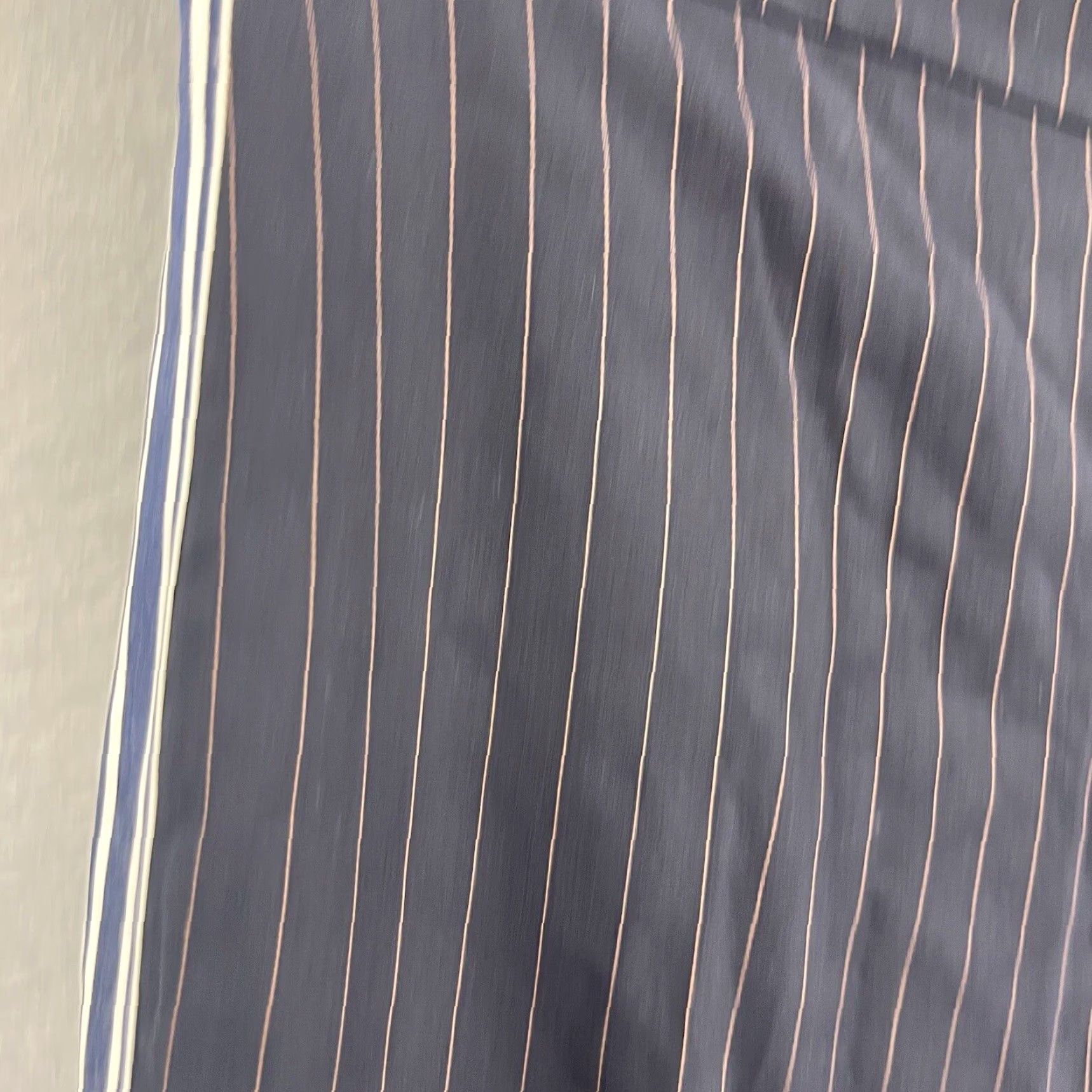 6397 VINTAGE 6397 Women's Wool Blend Striped Pants Ankle Style Mid Rise Casual Office Blue S Preppy Size 28" / US 6 / IT 42 - 7 Thumbnail
