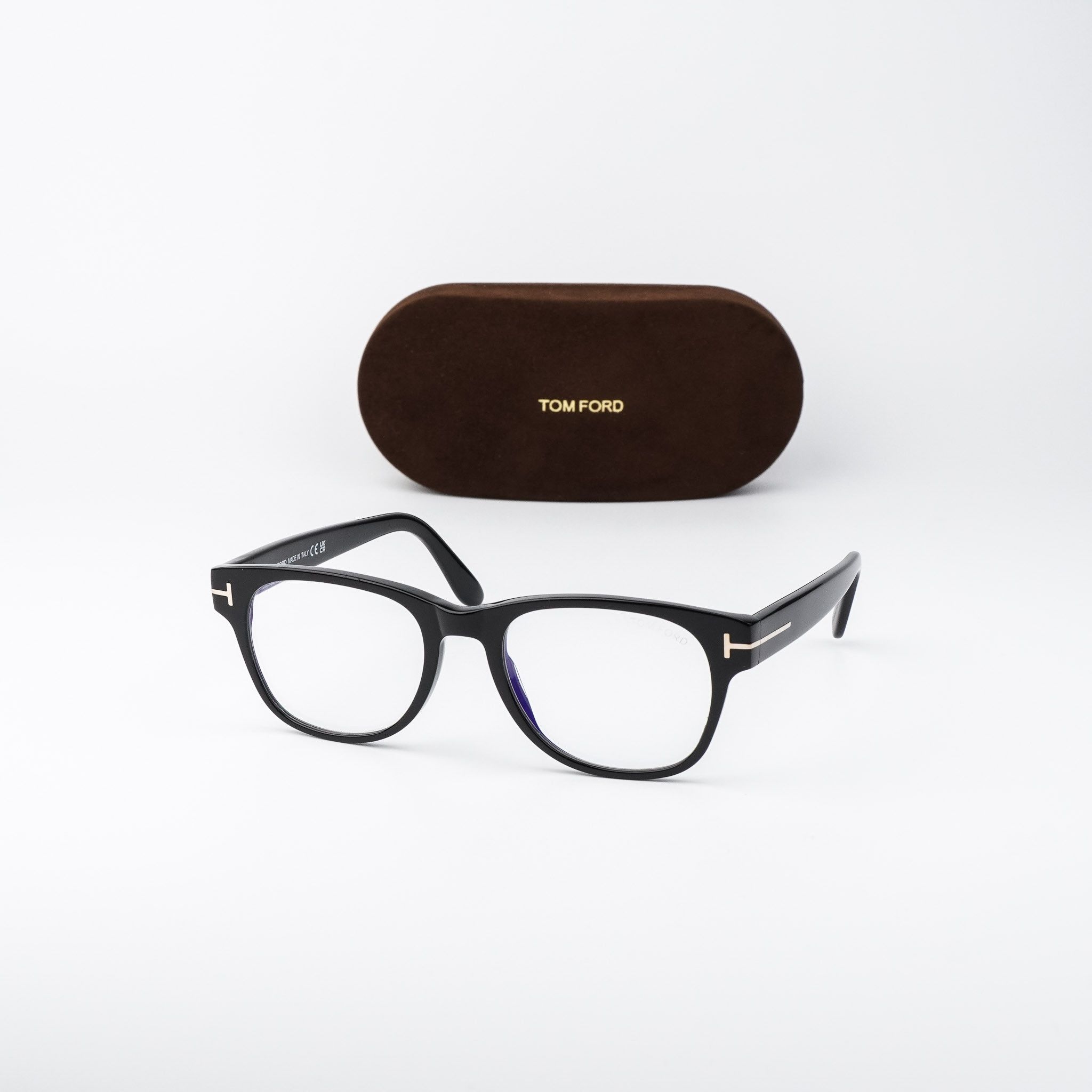 Tom Ford Tom Ford Men Eyeglasses Square FT5898-B 001 NEW AUTHENTIC Size ONE SIZE - 1 Thumbnail