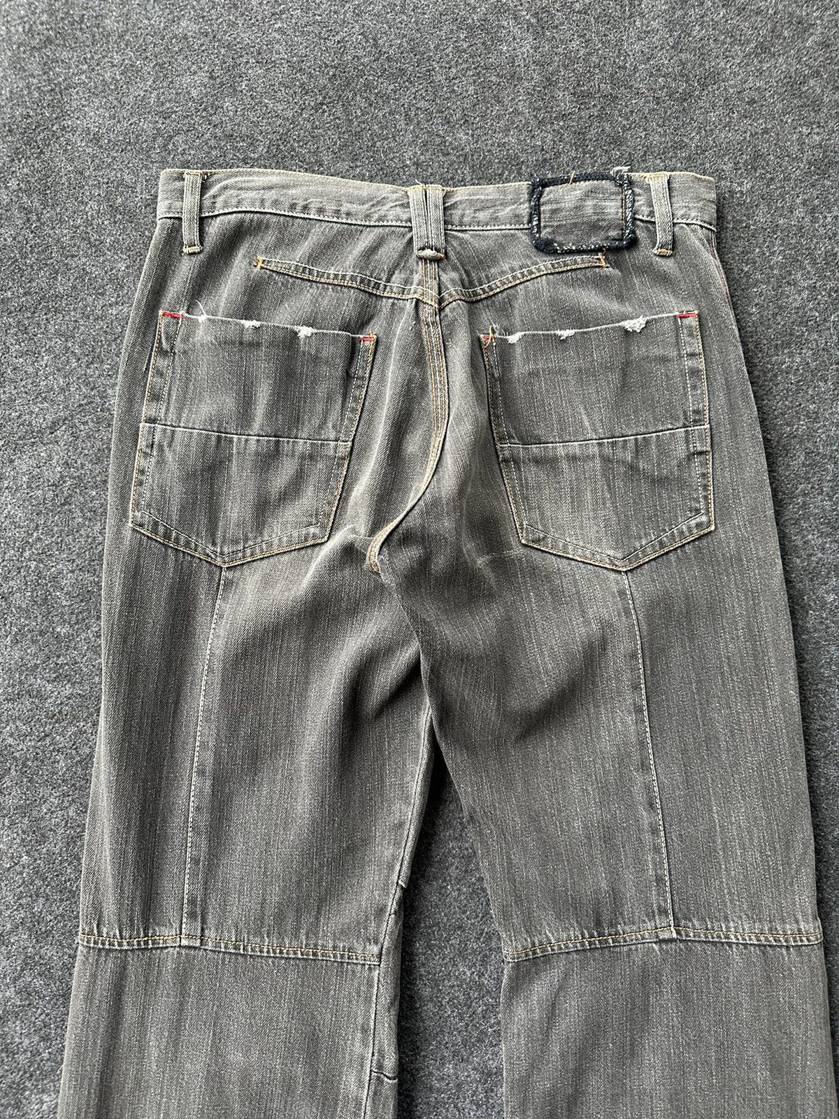 Beauty Beast × If Six Was Nine × Japanese Brand Vintage Free Gate Grey Denim D255 Size US 30 / EU 46 - 6 Thumbnail