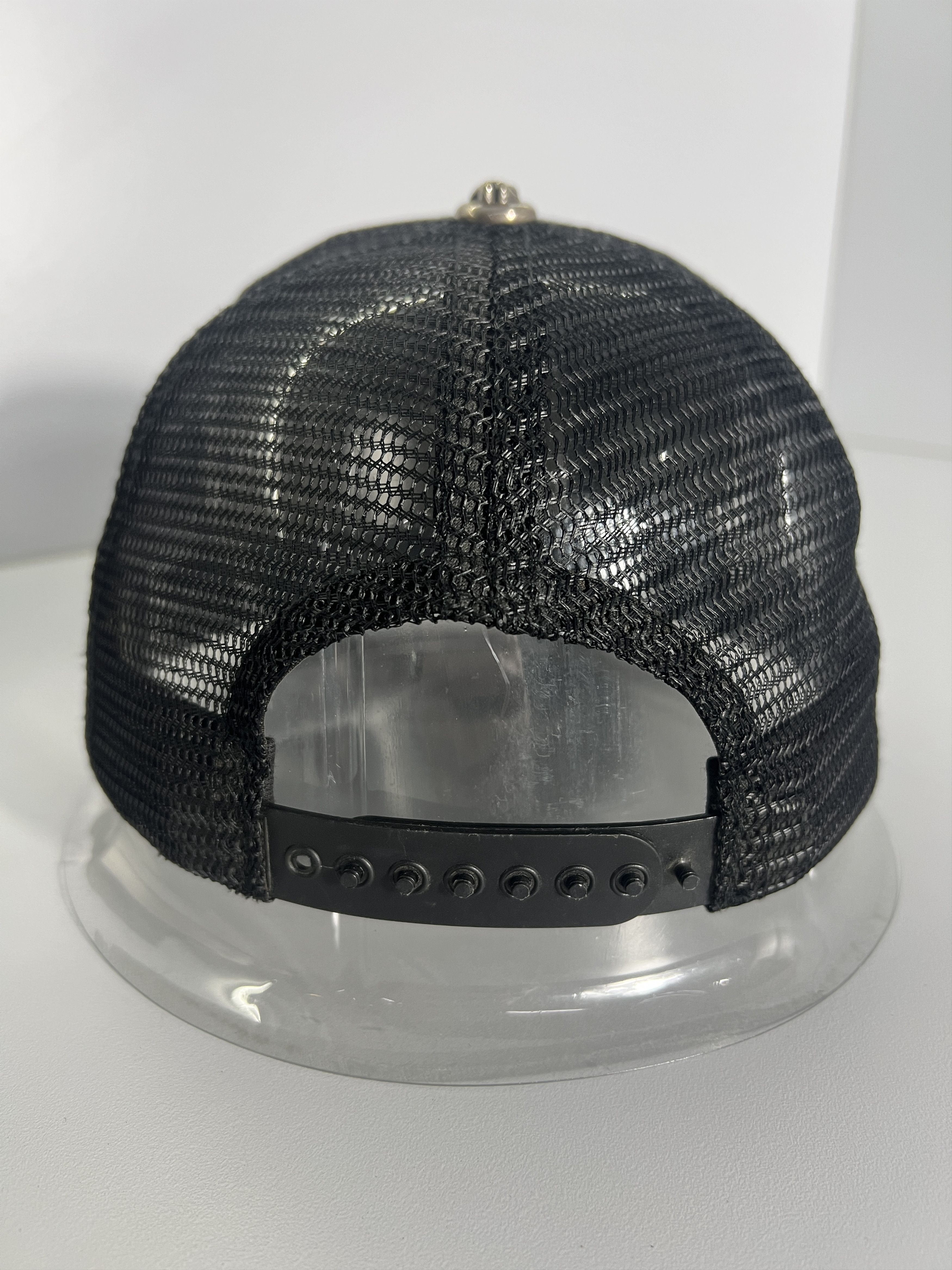 Chrome Hearts × The Rolling Stones Chrome Hearts x Rolling Stones Leather Patch Trucker Hat Size ONE SIZE - 5 Thumbnail