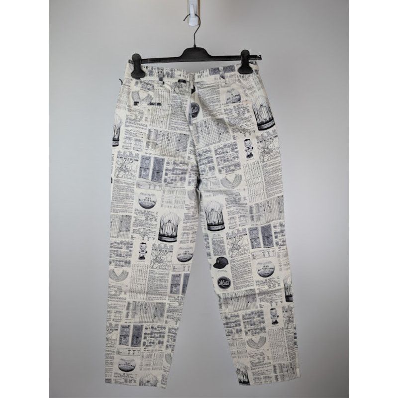 Aime Leon Dore o1rshd1 Mets Printed Chino Pant in Black / White Size US 32 / EU 48 - 12 Thumbnail