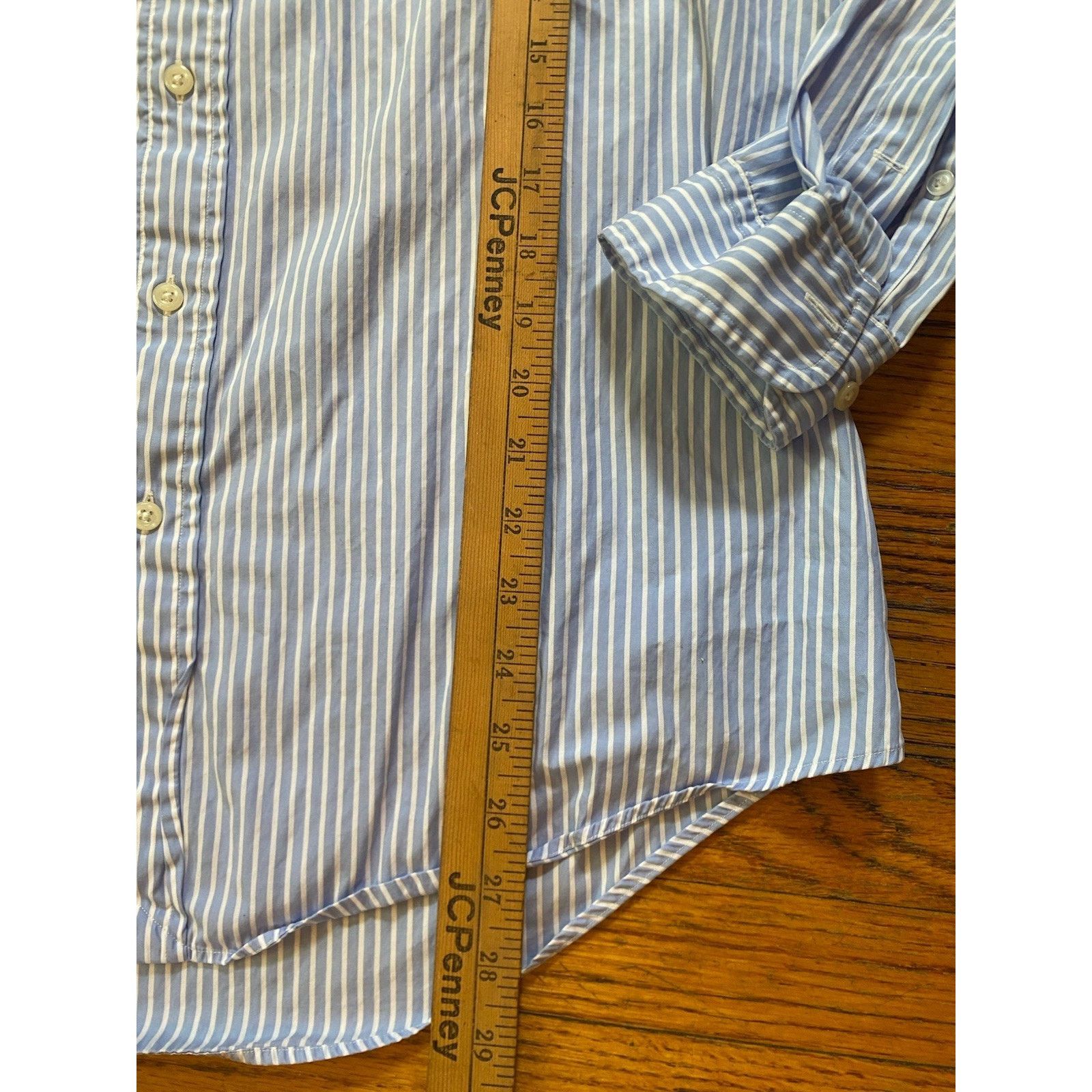Polo Ralph Lauren Ralph Lauren Shirt Mens 16 32/33 Blue Custom Fit Button Pony Size US M / EU 48-50 / 2 - 8 Thumbnail