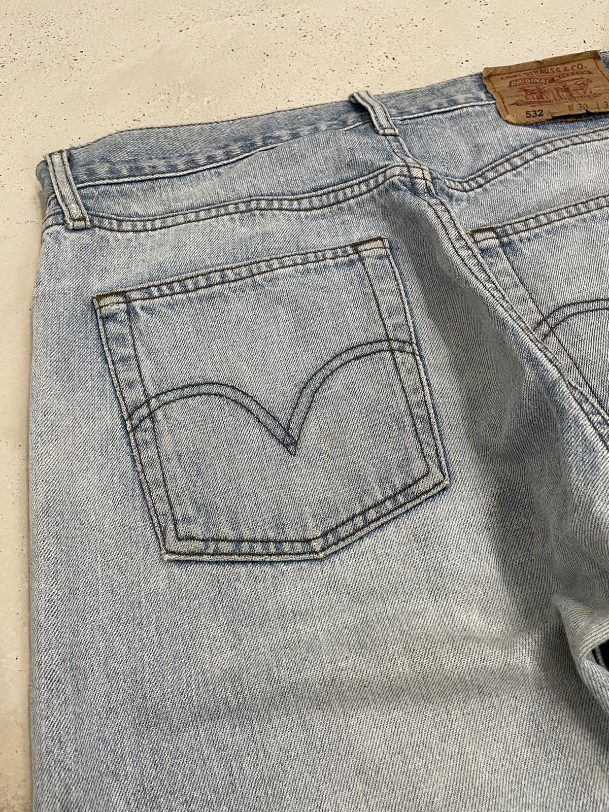 Levi's Levis 532 Vintage Distressed Denim Pants Size US 33 - 19 Thumbnail