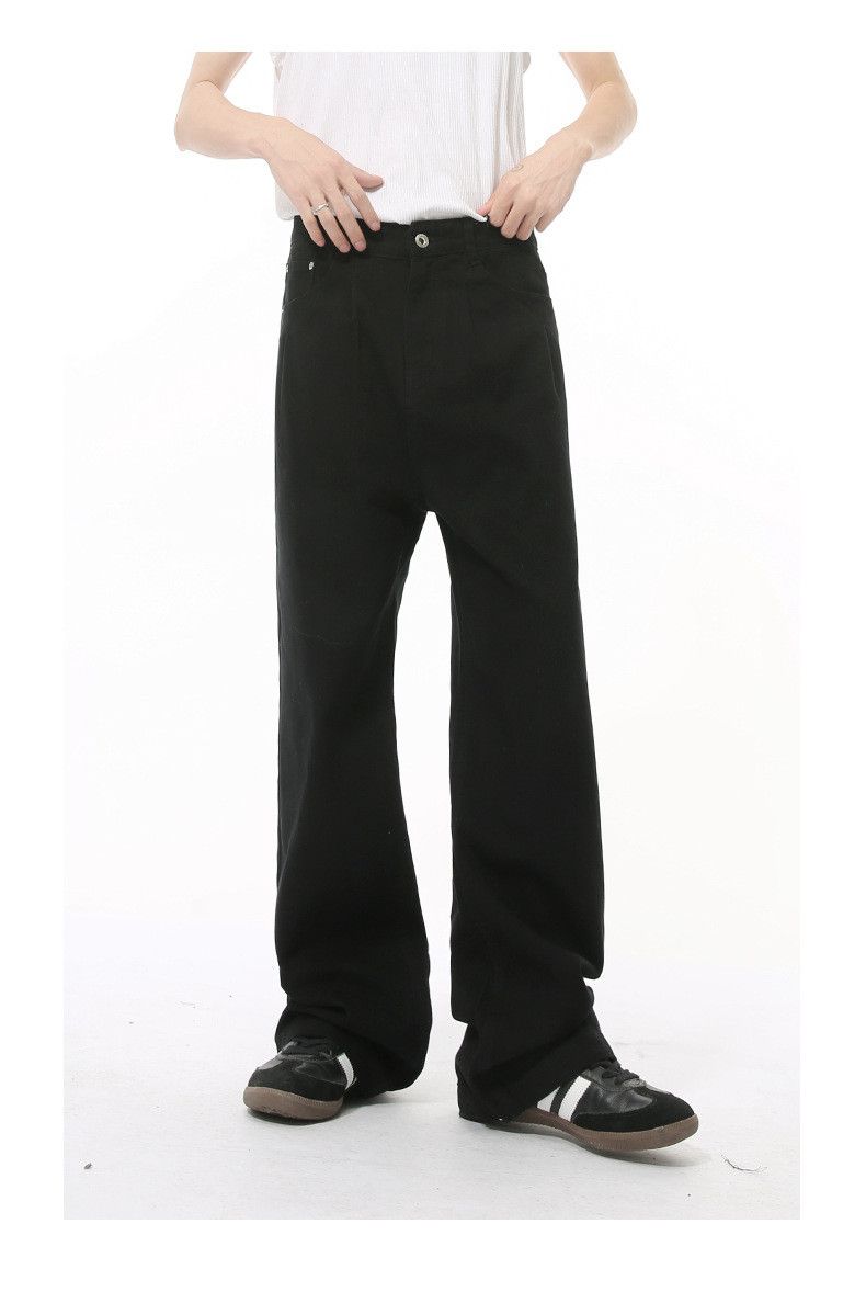 Japanese Brand × Jean Japanese retro straight mid-rise drape jeans Size US 32 / EU 48 - 2 Thumbnail