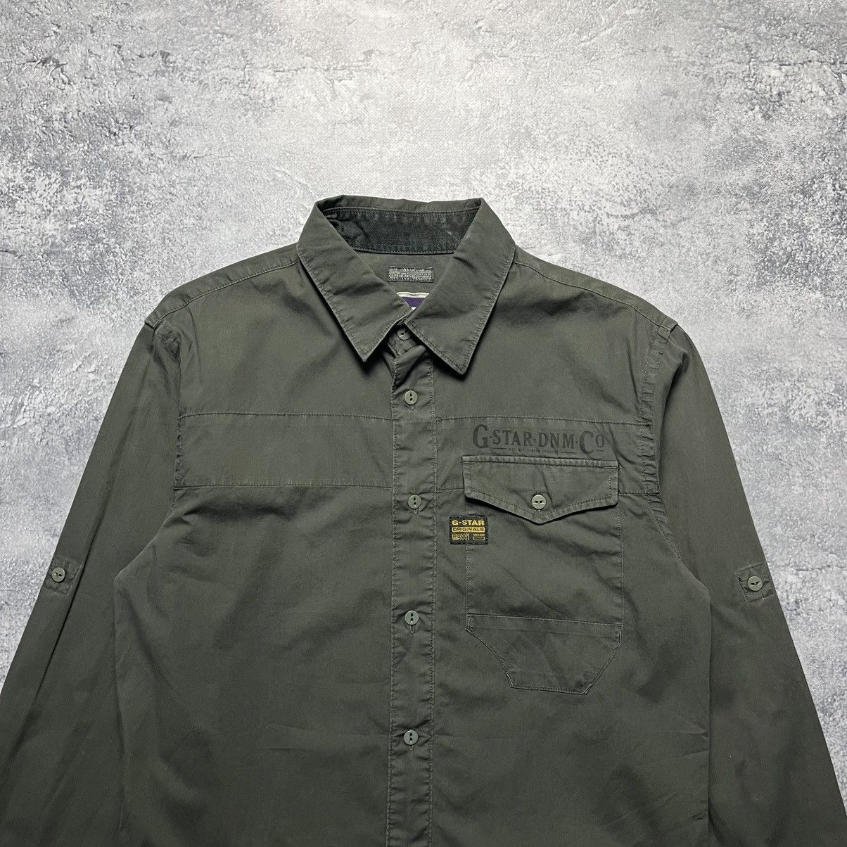 G-Star Vintage G-Star RAW Shirt Button Up Streetwear Y2K Designer Size US M / EU 48-50 / 2 - 2 Thumbnail