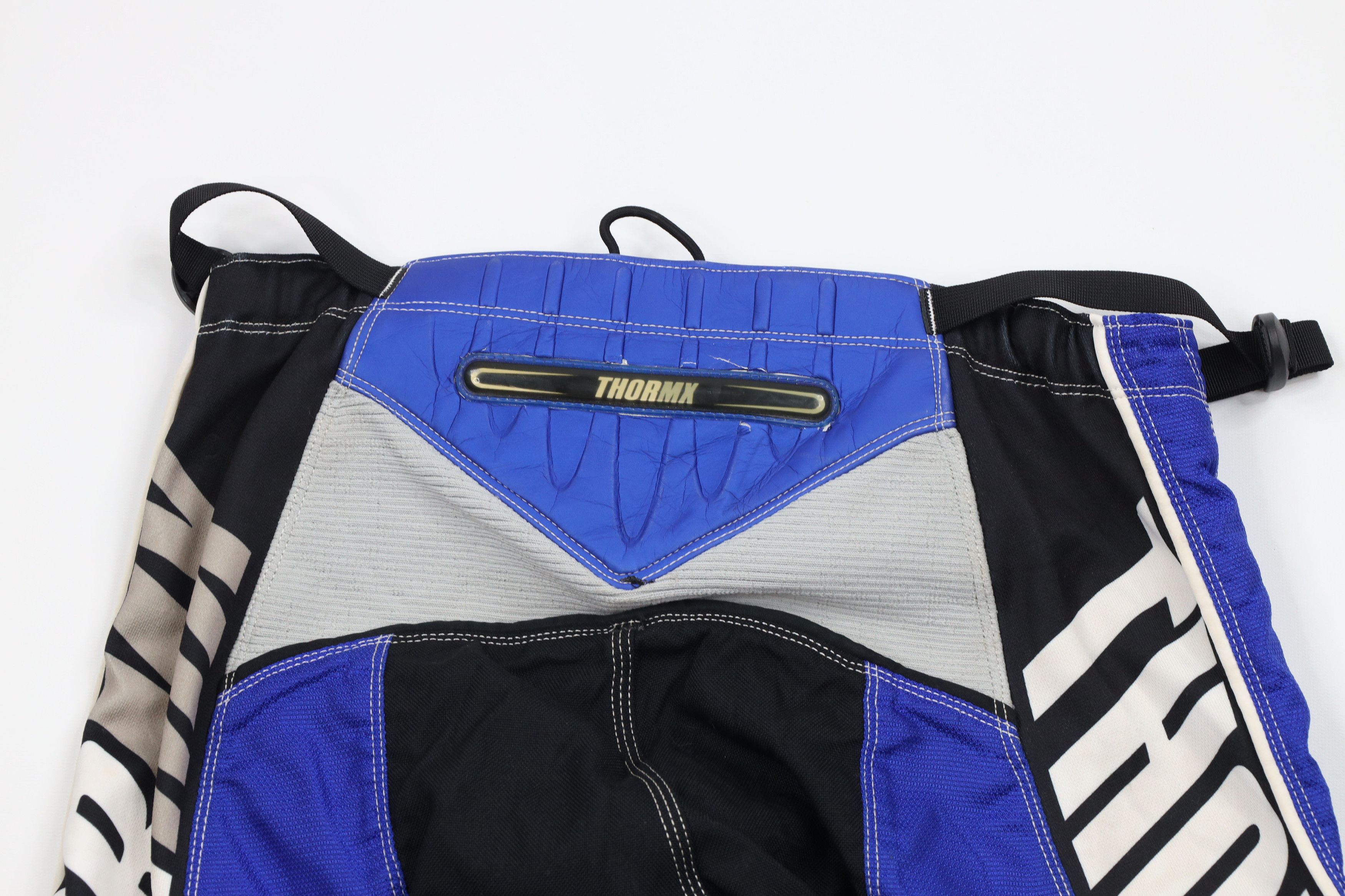 Vintage Vintage Thor Racing Leather Trim Motocross Racing Pants Blue Size US 32 / EU 48 - 10 Thumbnail