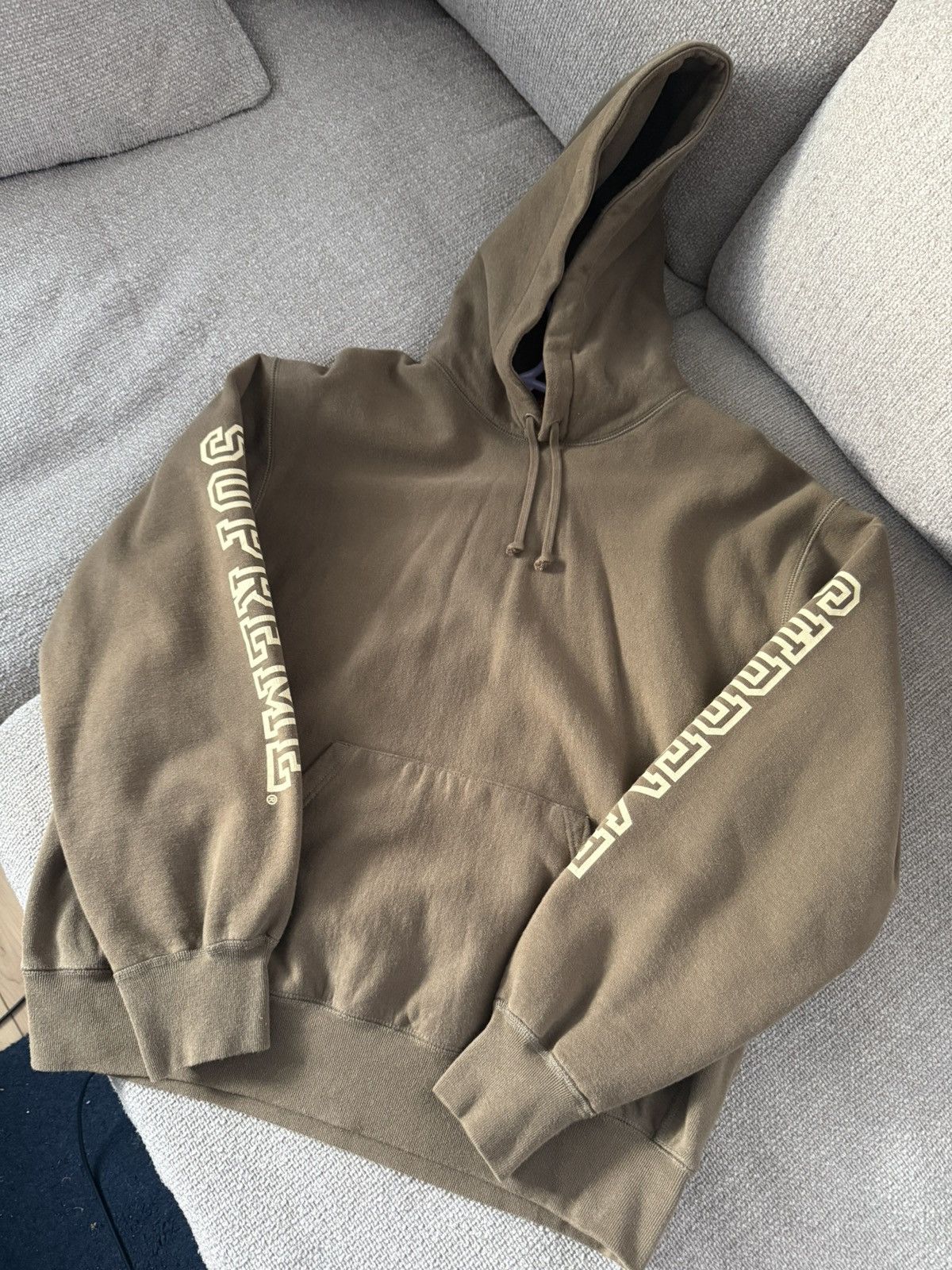 Collegiate Sleeve Hooded Sweatshirt