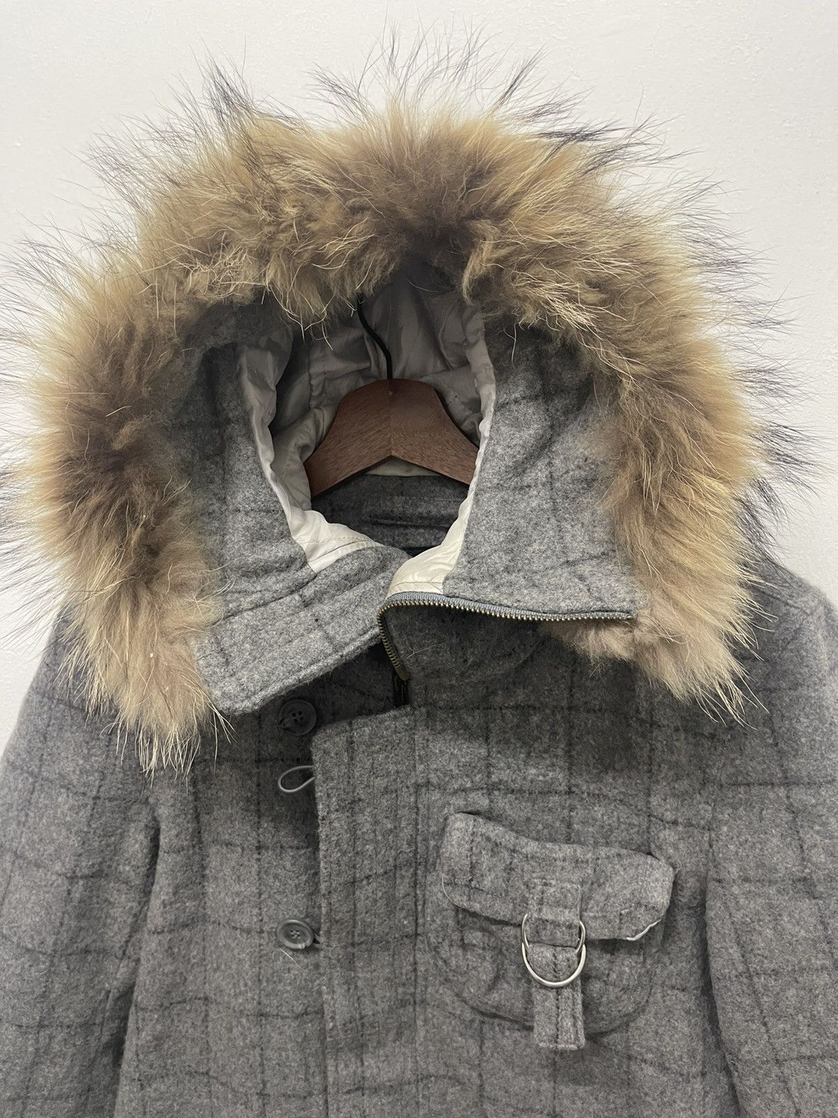 If Six Was Nine × Japanese Brand ☃️RARE BONDAGE WOOL JACKET FUR HOODIES GOA LGB STYLE Size US S / EU 44-46 / 1 - 4 Thumbnail