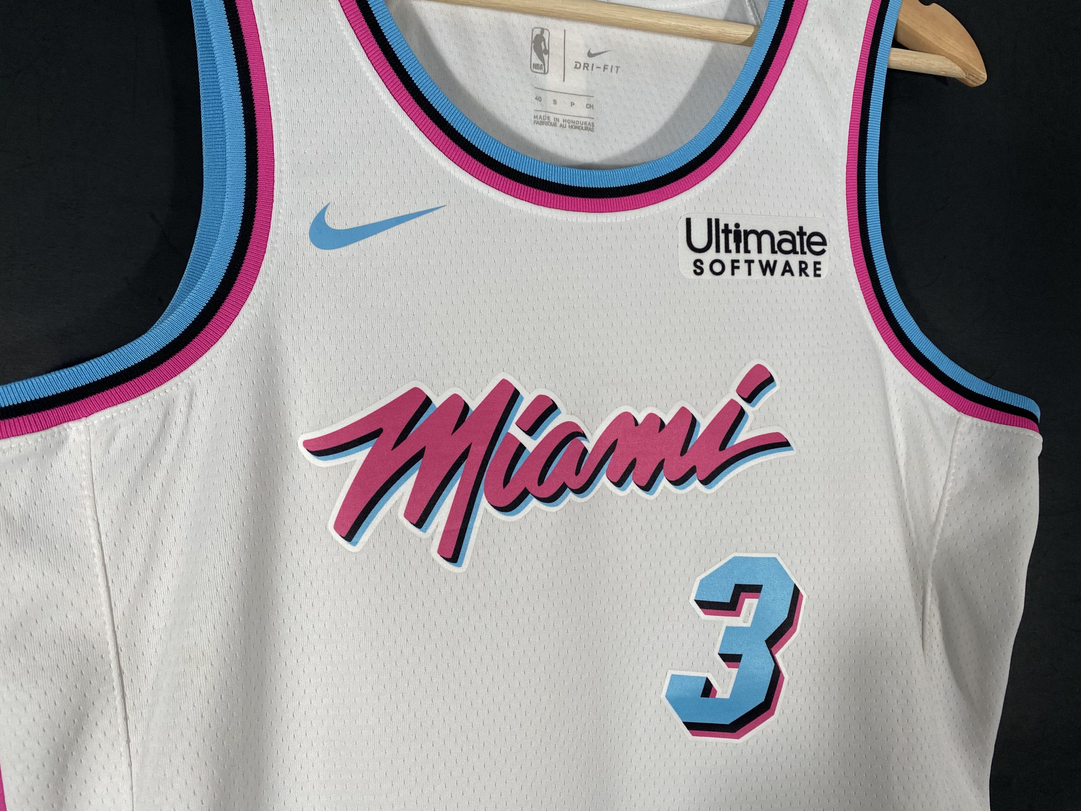 NBA Nike Miami Heat City Edition Dwayne Wade Jersey - Printed Size US S / EU 44-46 / 1 - 3 Thumbnail