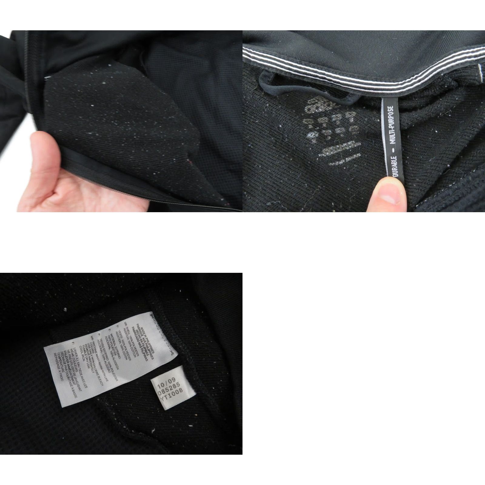Adidas VINTAGE adidas Soccer Track Jacket Mens M Black 3 Stripes Full Zip Pockets Satin Polyester Retro 80s 90s Sports Gym Running Size US M / EU 48-50 / 2 - 9 Thumbnail