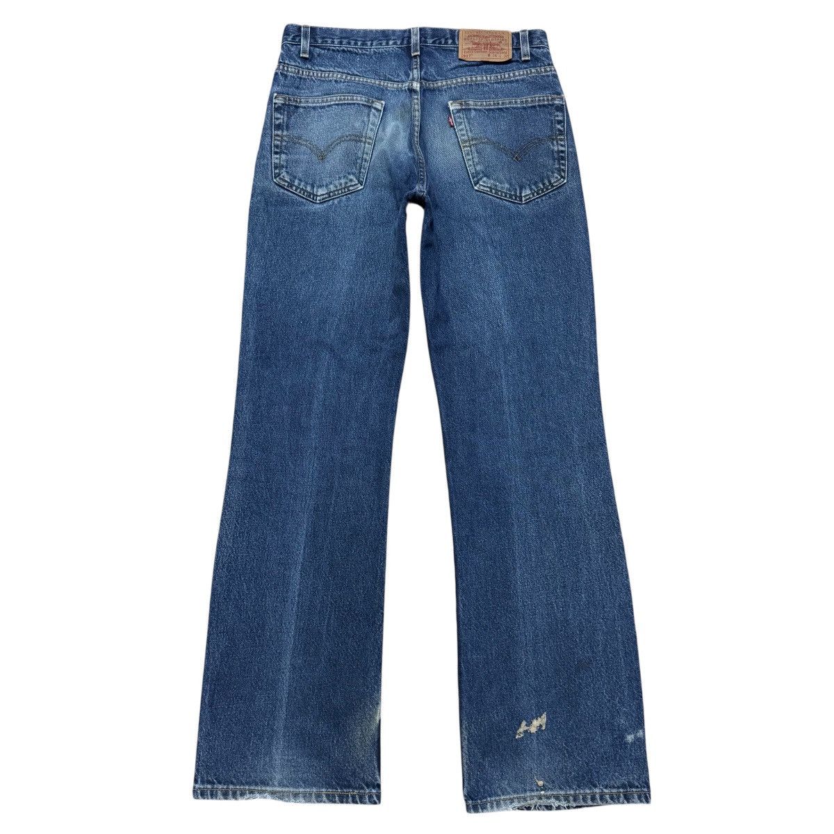 Levi's Vintage 90s Levis 517 Flare Jeans Painter Size US 33 - 2 Thumbnail
