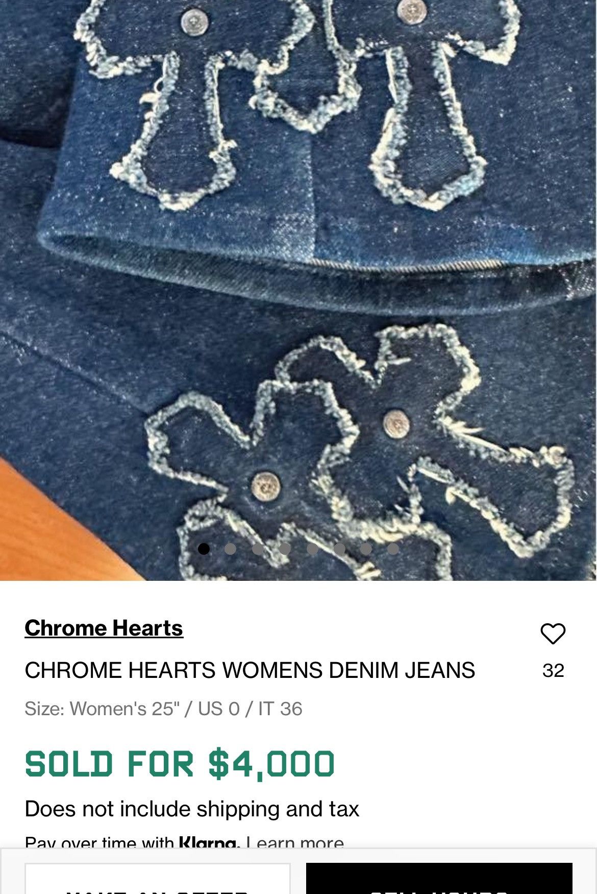 Chrome Hearts Chrome Hearts Cemetery Denim Patch Flared Stretch Jeans Size 32" / US 10 / IT 46 - 20 Thumbnail
