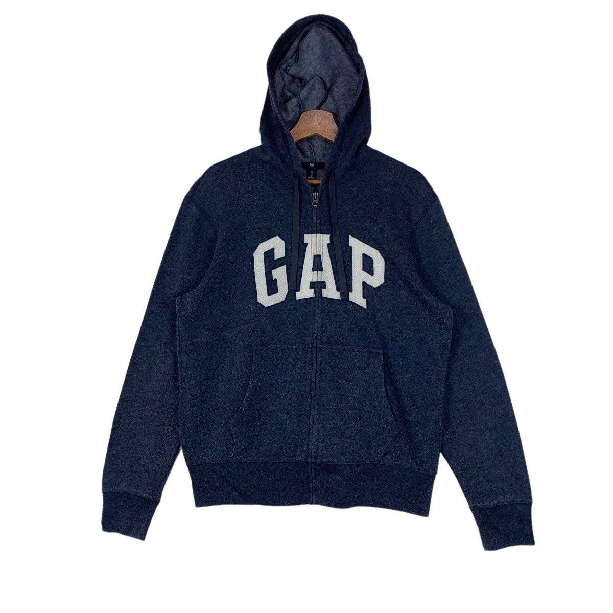 Gap × Vintage Vintage GAP Hoodie Sweatshirt Big Logo Size US M / EU 48-50 / 2 - 1 Thumbnail