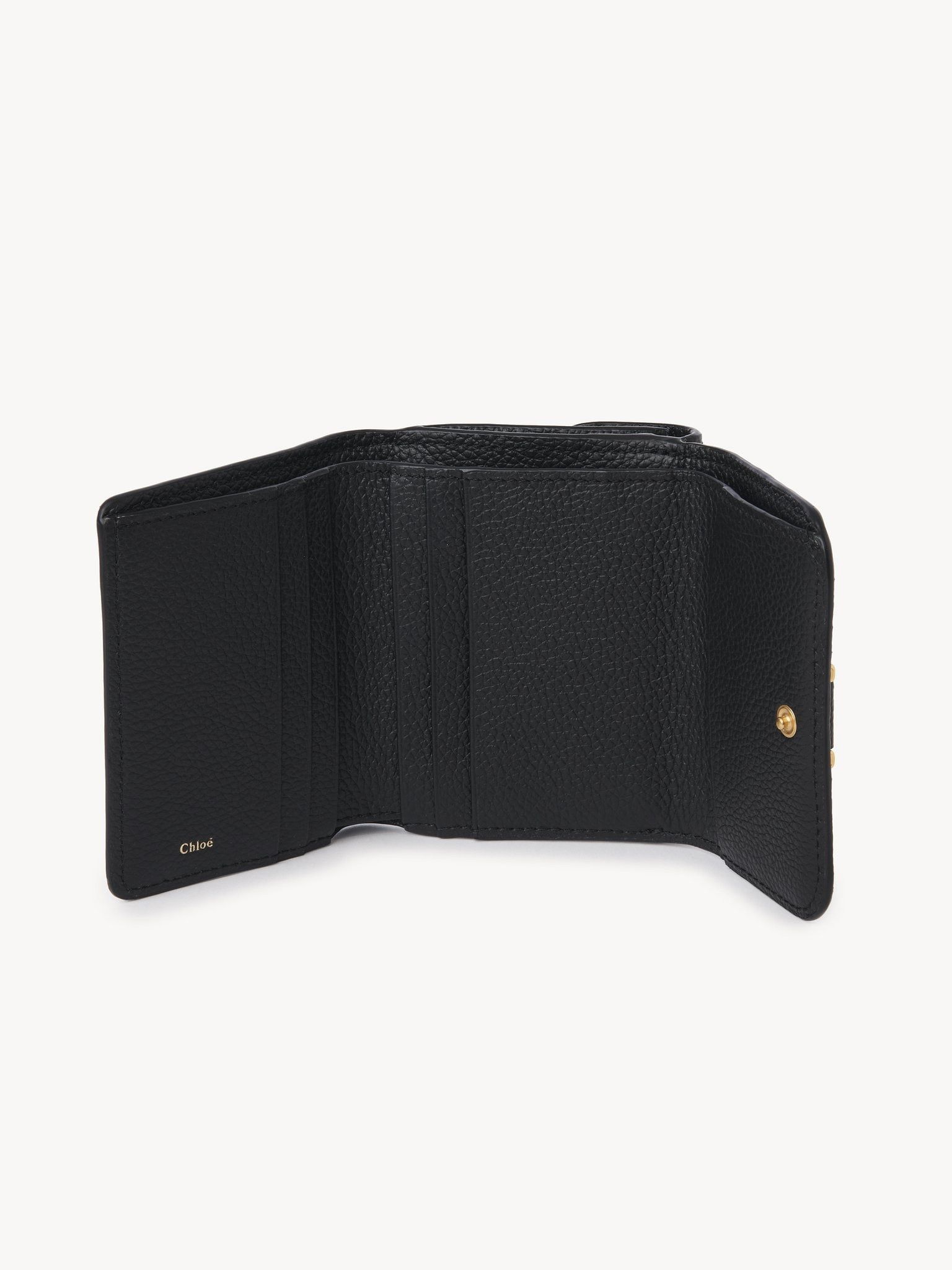 Chloe oc11z0625 Size: OS / Marcie Small Tri-Fold Wallet in Black Size ONE SIZE - 3 Thumbnail