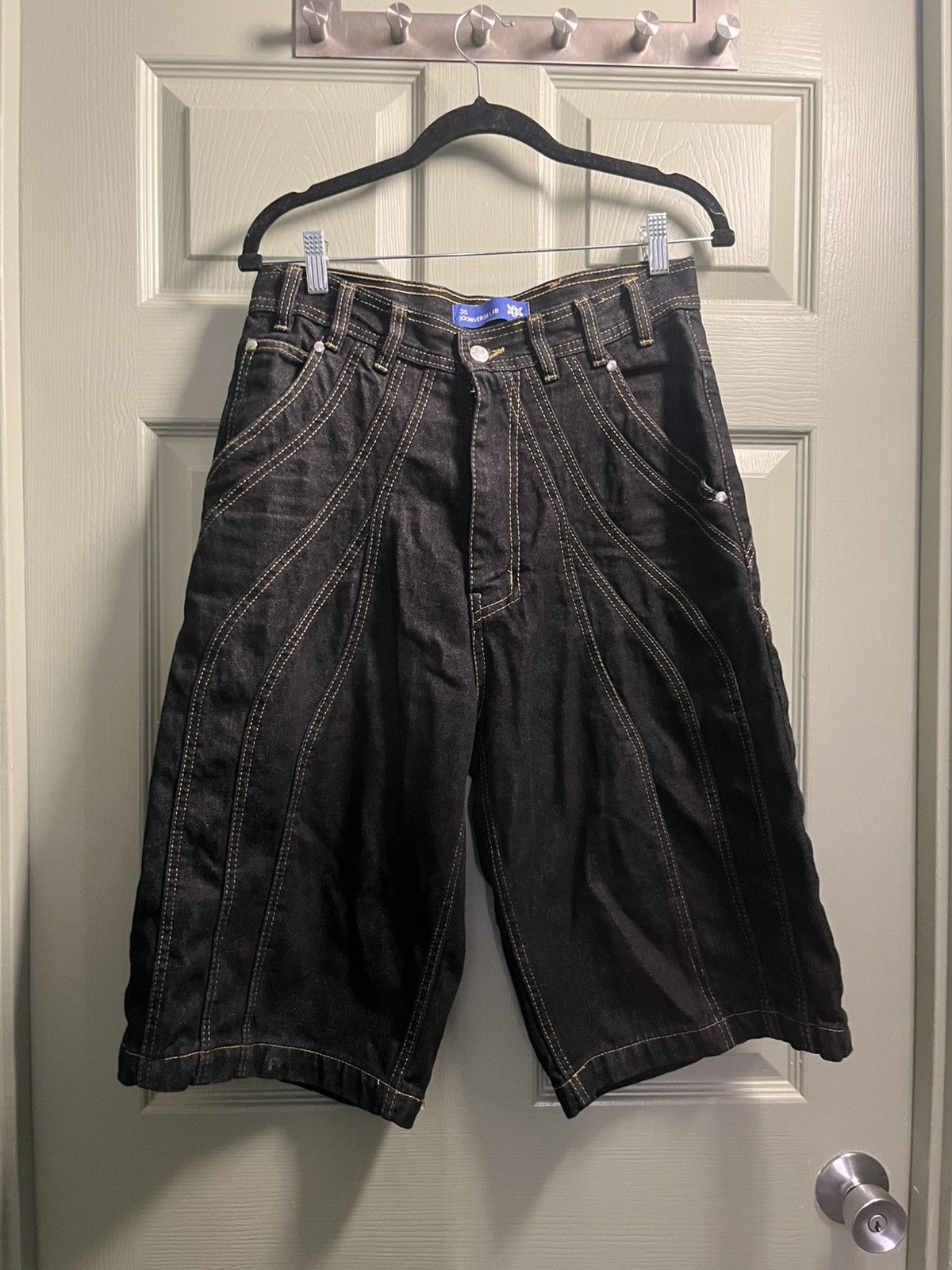 Jooniverse Lab 5 Panel Denim Shorts Size 30