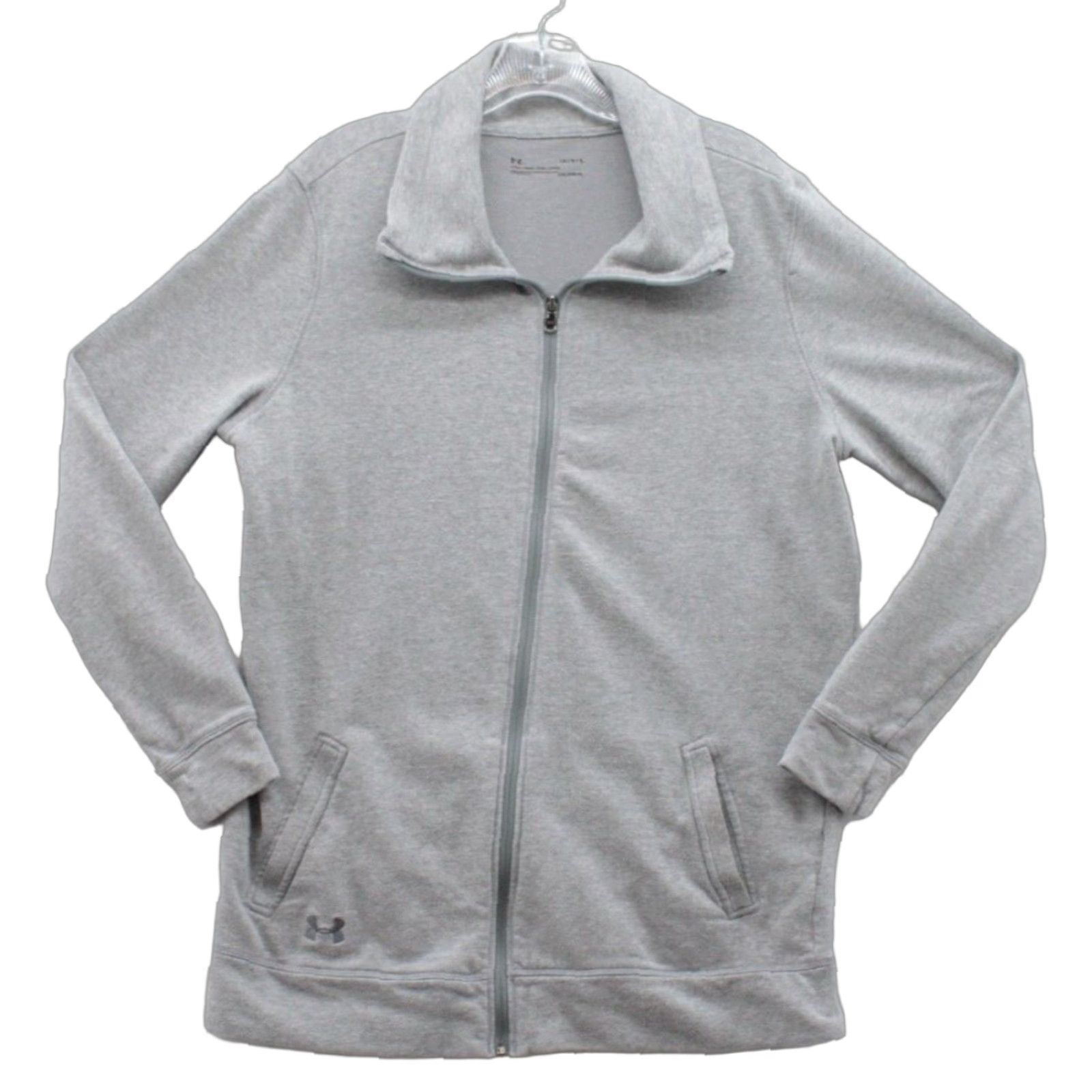 Under Armour Under Armour UA ColdGear Traveler Full Zip Women's Jacket Large Gray Size L / US 10 / IT 46 - 1 Thumbnail
