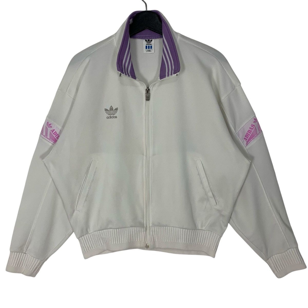 Adidas Vintage adidas Jaspo JapaneseBrand SportWear Tracktop Size US L / EU 52-54 / 3 - 2 Thumbnail