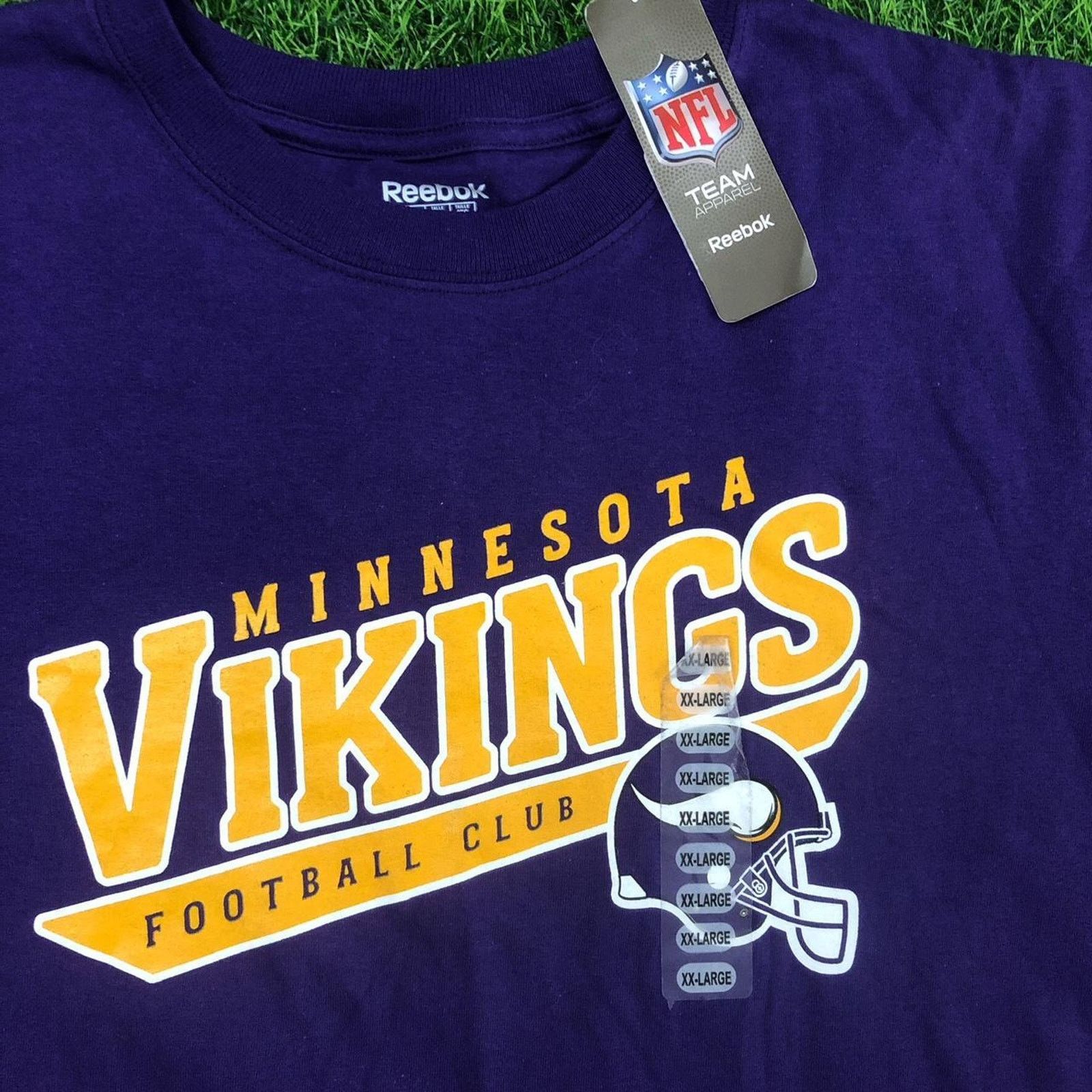 Reebok NWT Purple Minnesota Vikings Football Club Graphic Tee Size US XXL / EU 58 / 5 - 3 Thumbnail