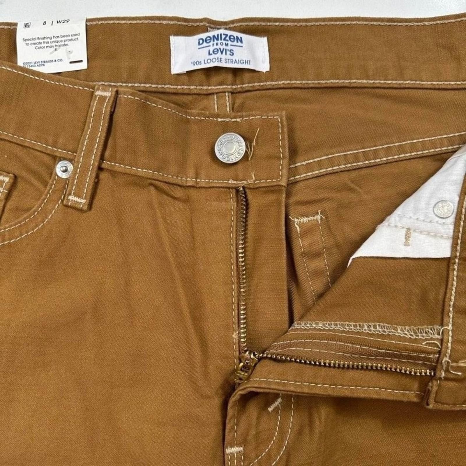 Levi's NWT Vintage Levis Denizen Utility 90s Loose Jeans Womens W29 Size 29" - 3 Thumbnail