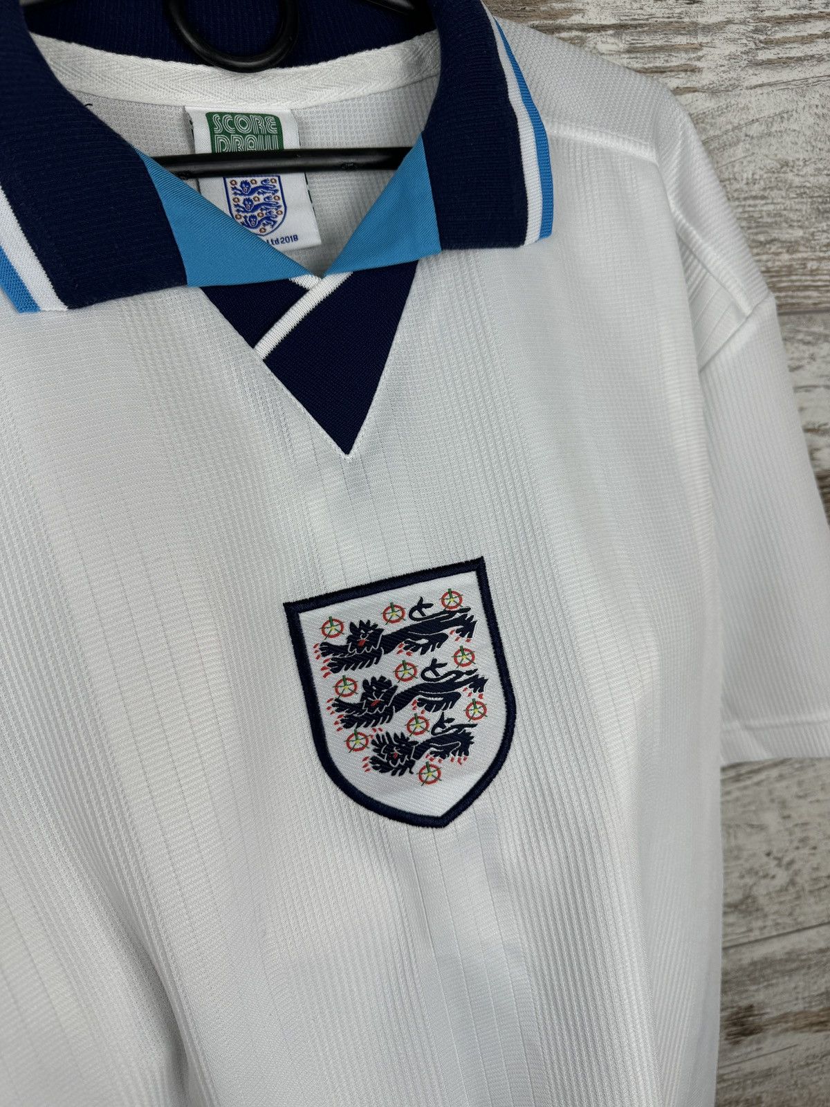 Umbro Mens Vintage England soccer jersey T-shirt Blokecore Size US L / EU 52-54 / 3 - 5 Thumbnail