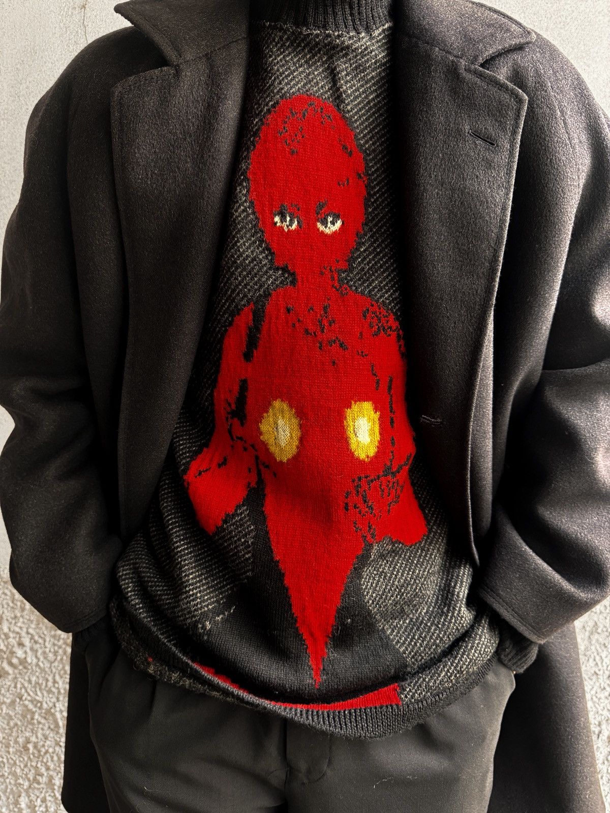 Yohji Yamamoto Yohji Yamamoto Shotaro Ishinomori '07 Cyborg 009 Girls Knit Size US L / EU 52-54 / 3 - 5 Thumbnail