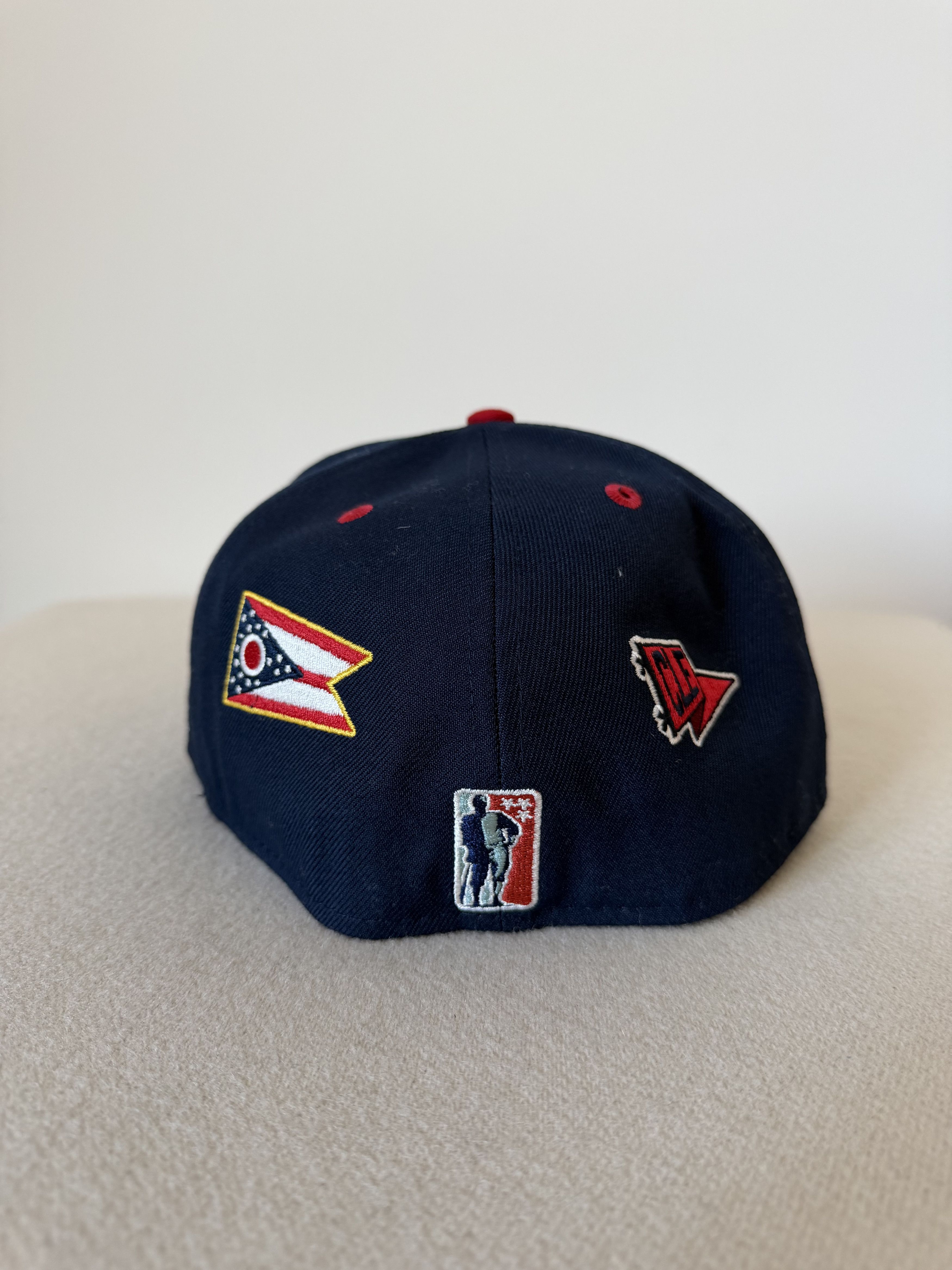 Ebbets Field Flannels 7 5/8 Ebbets Field Flannels Cleveland Buckeys Fitted Hat Size ONE SIZE - 4 Thumbnail