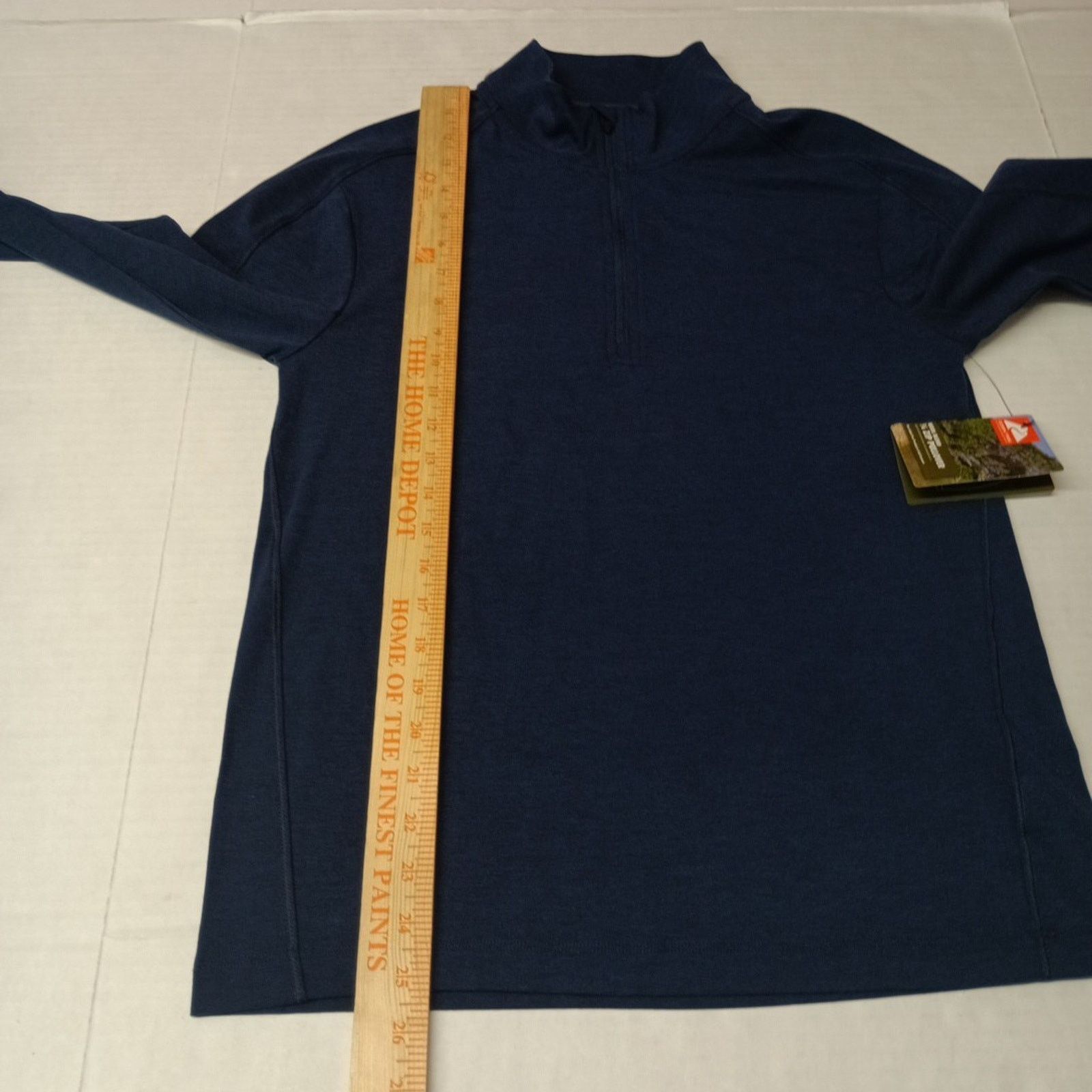 Other Ozark Trail Mens Quarter Zip Pullover Size S Blue Wool Blend Size US S / EU 44-46 / 1 - 8 Thumbnail