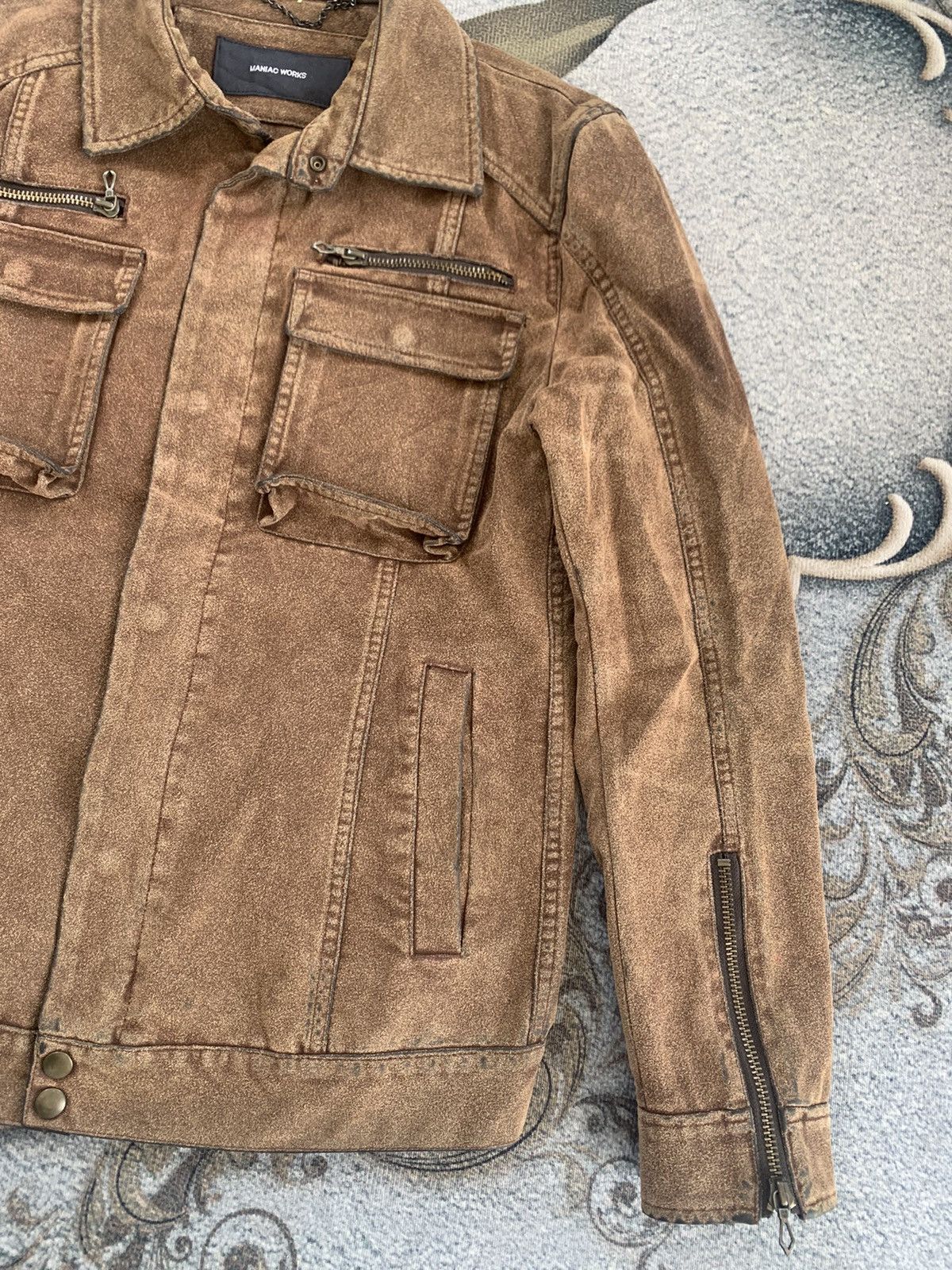 Japanese Brand Maniac Works Multipockets Worker Style Jacket Made in Japan Size US L / EU 52-54 / 3 - 4 Thumbnail