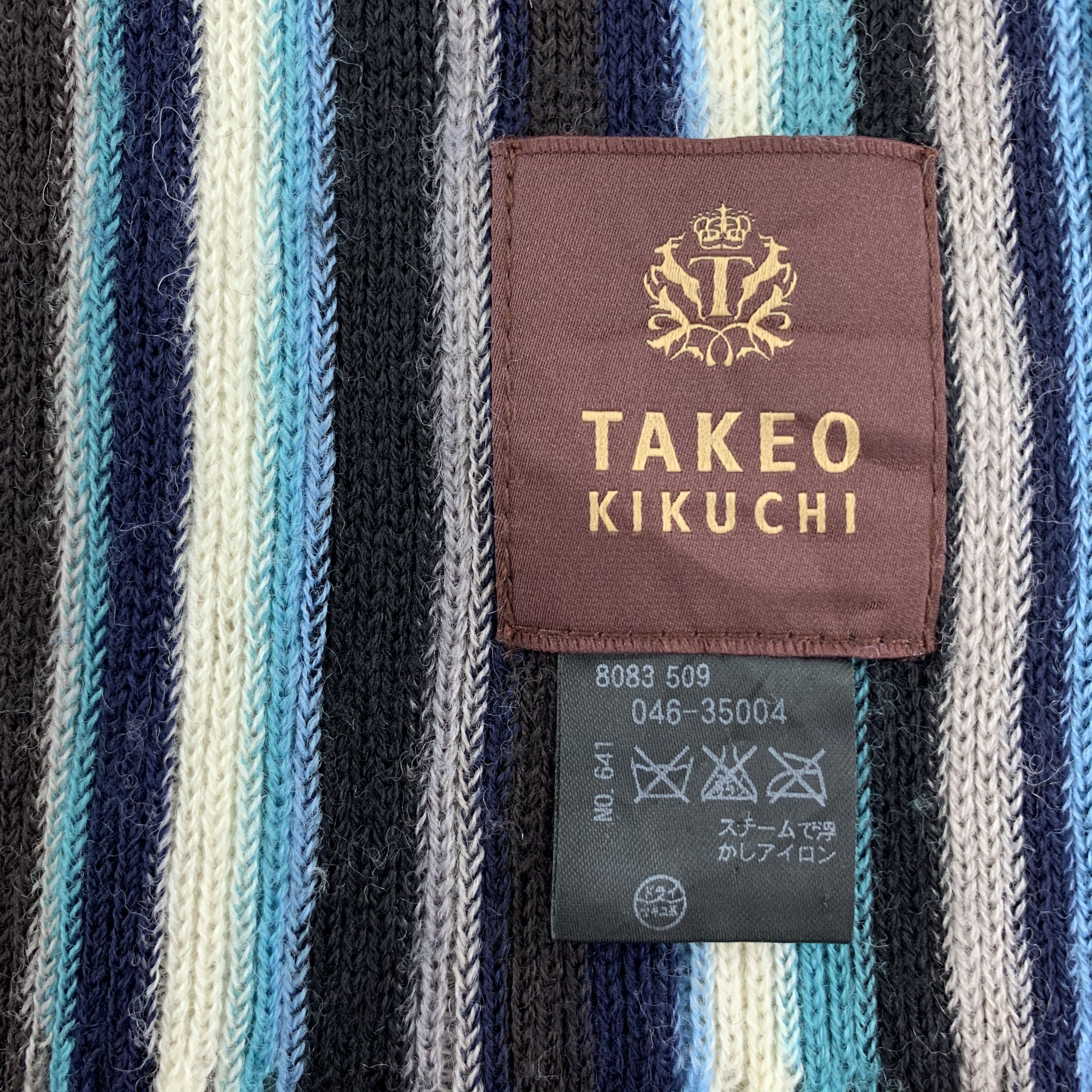 Takeo Kikuchi Takeo Kikuchi Scarf Wool Muffler Neck Wrap BL4019 Size ONE SIZE - 4 Thumbnail